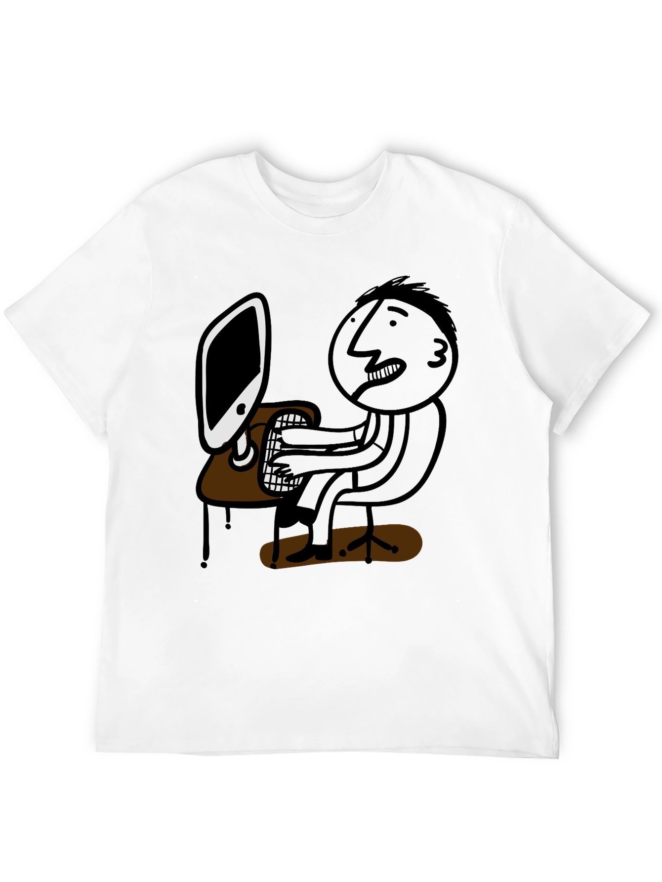Funny Programmer T-Shirt - Cartoon Graphic Tee
