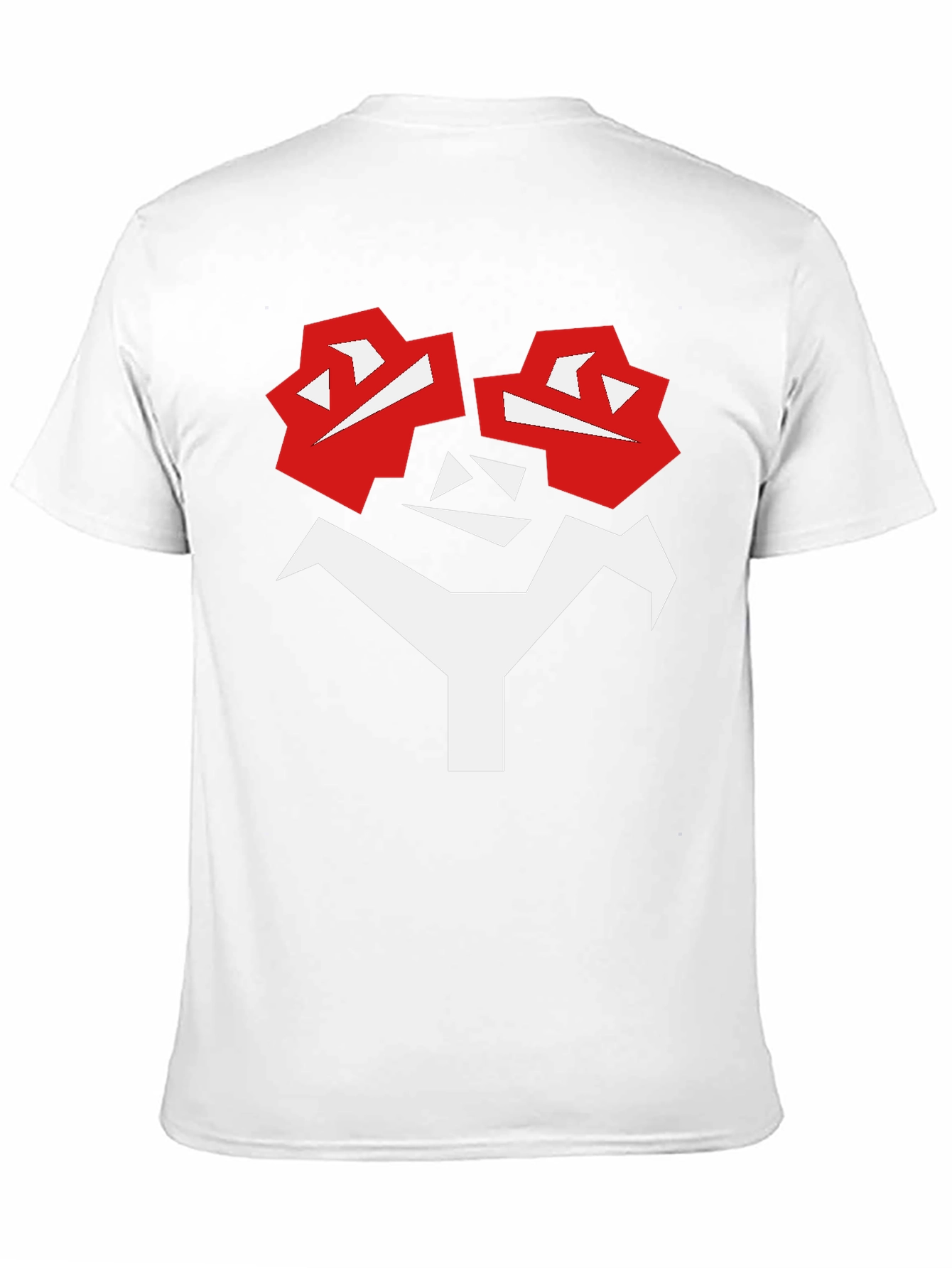 Abstract Face Graphic T-Shirt - Bold Black Tee