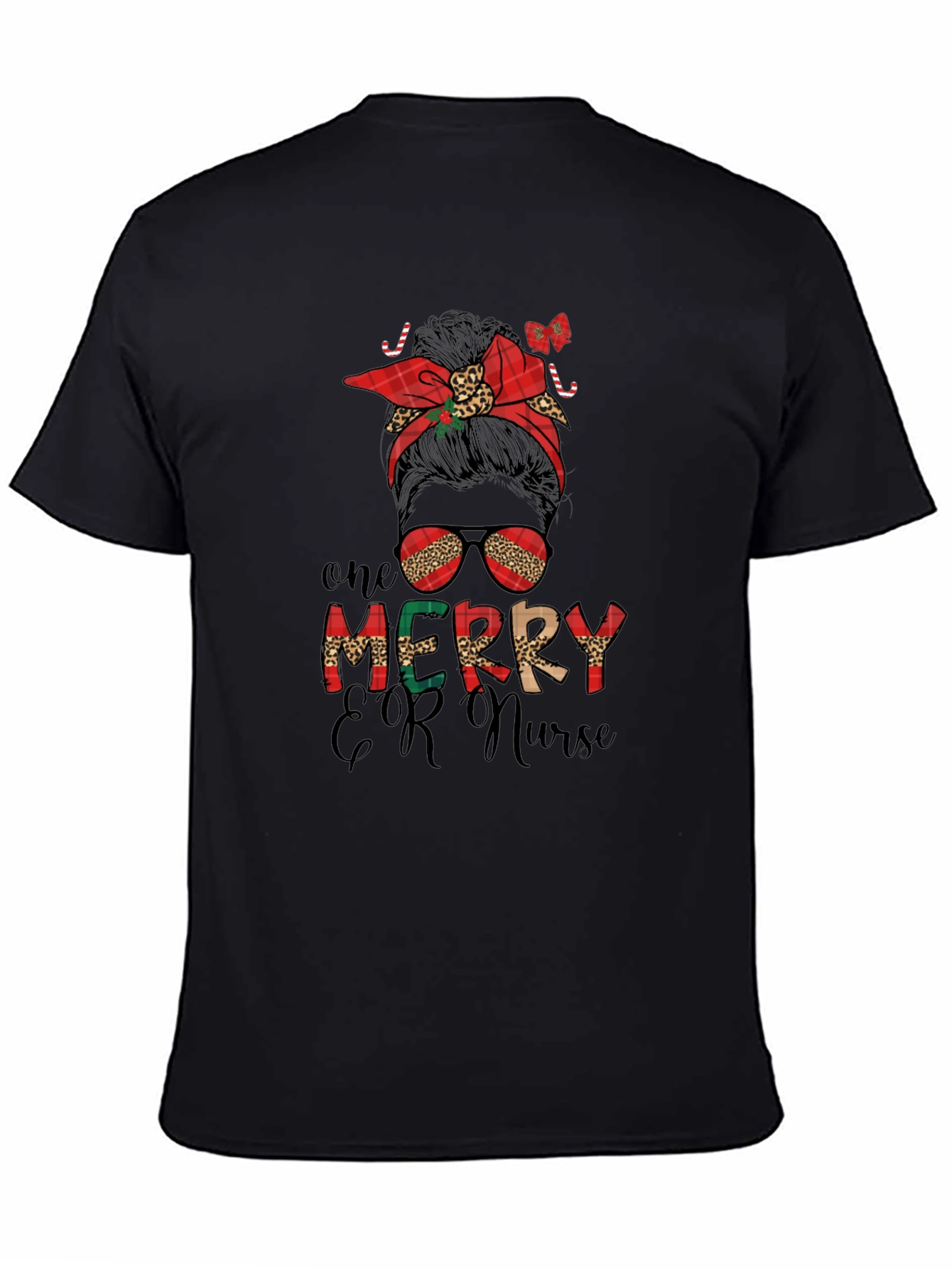 One Merry ER Nurse Christmas Graphic Tee