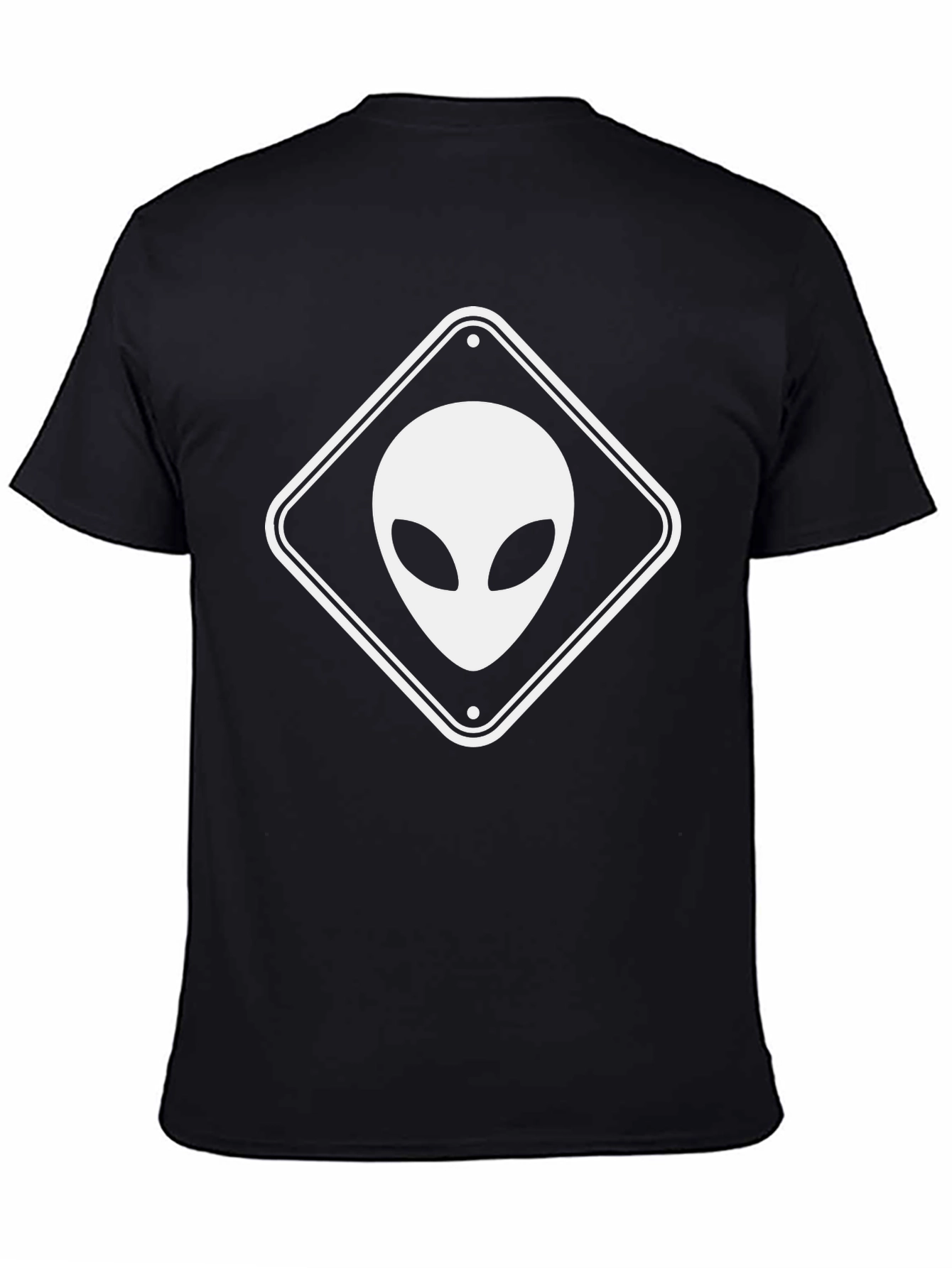 Alien Road Sign Graphic Tee