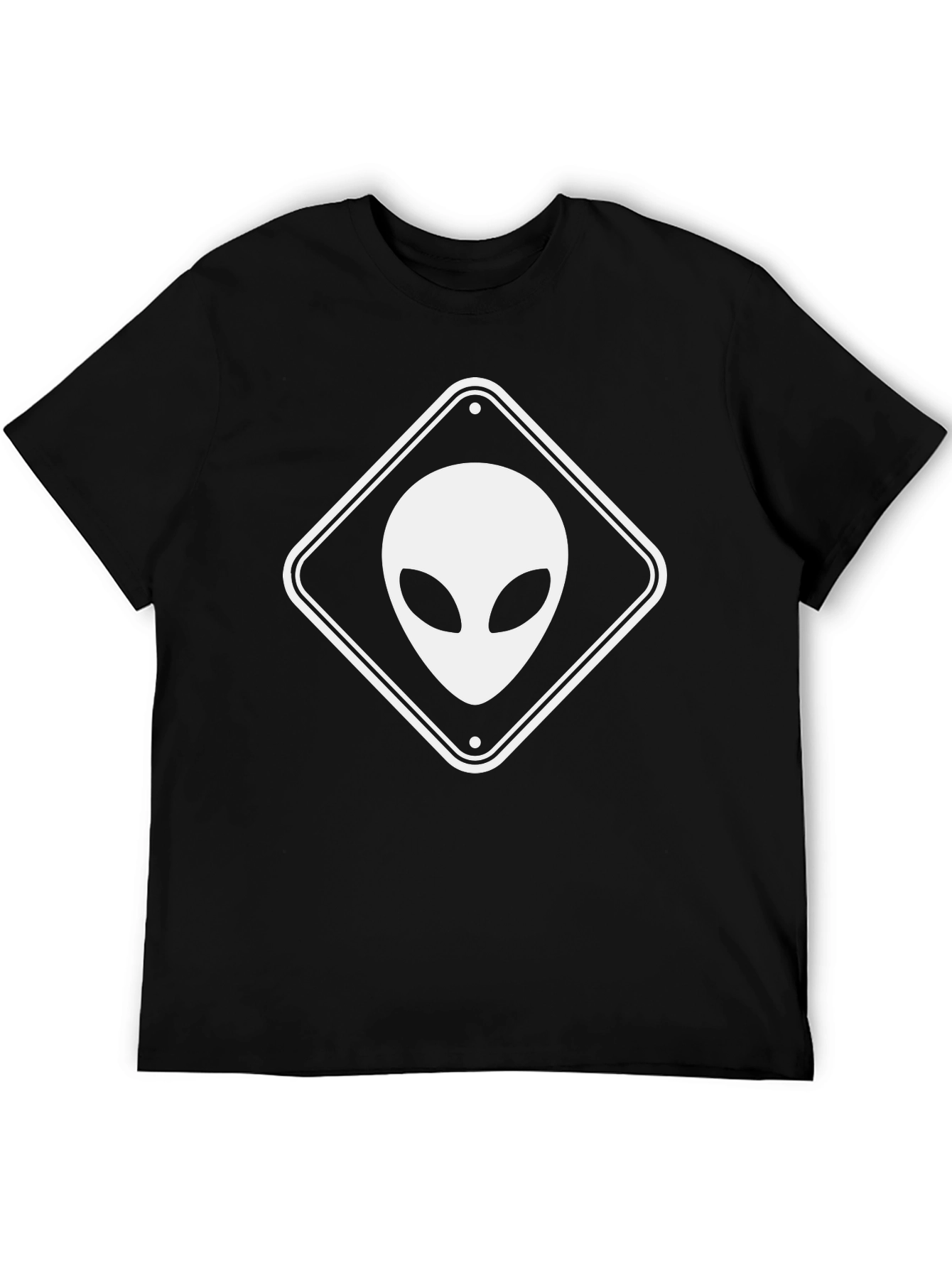 Alien Road Sign Graphic Tee