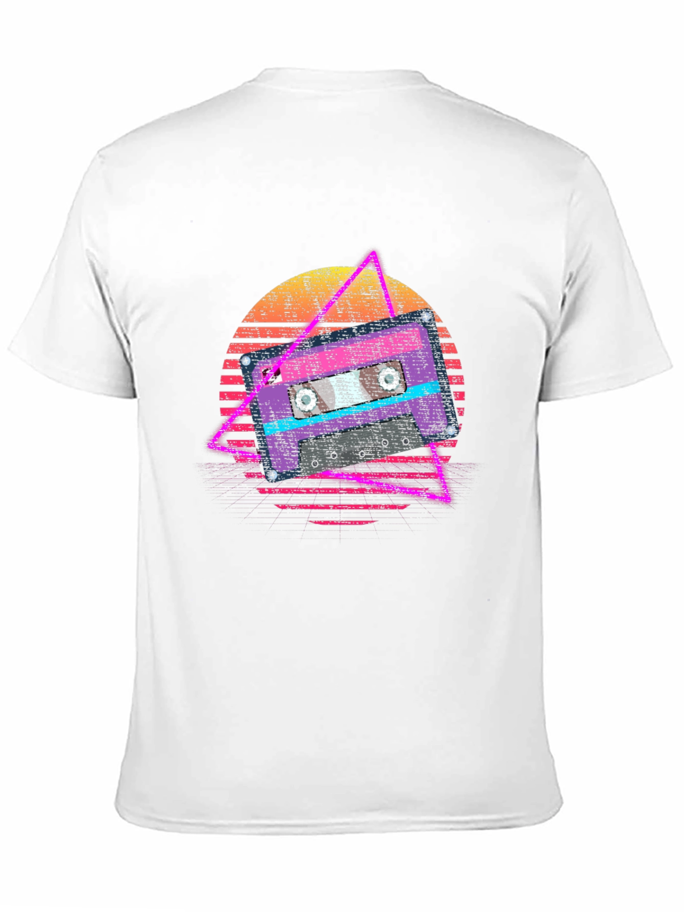 Retro Cassette Tape Graphic Tee - 80s Vibe T-Shirt