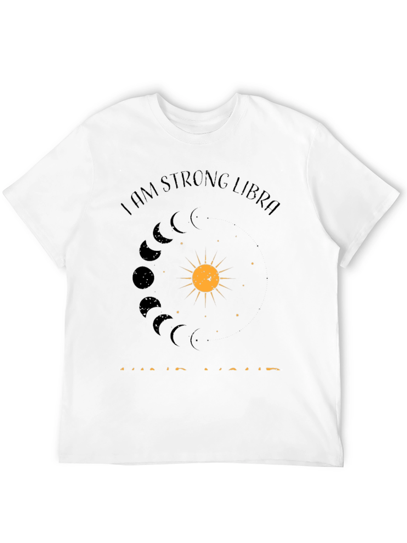 Strong Libra Graphic Tee - Zodiac T-Shirt
