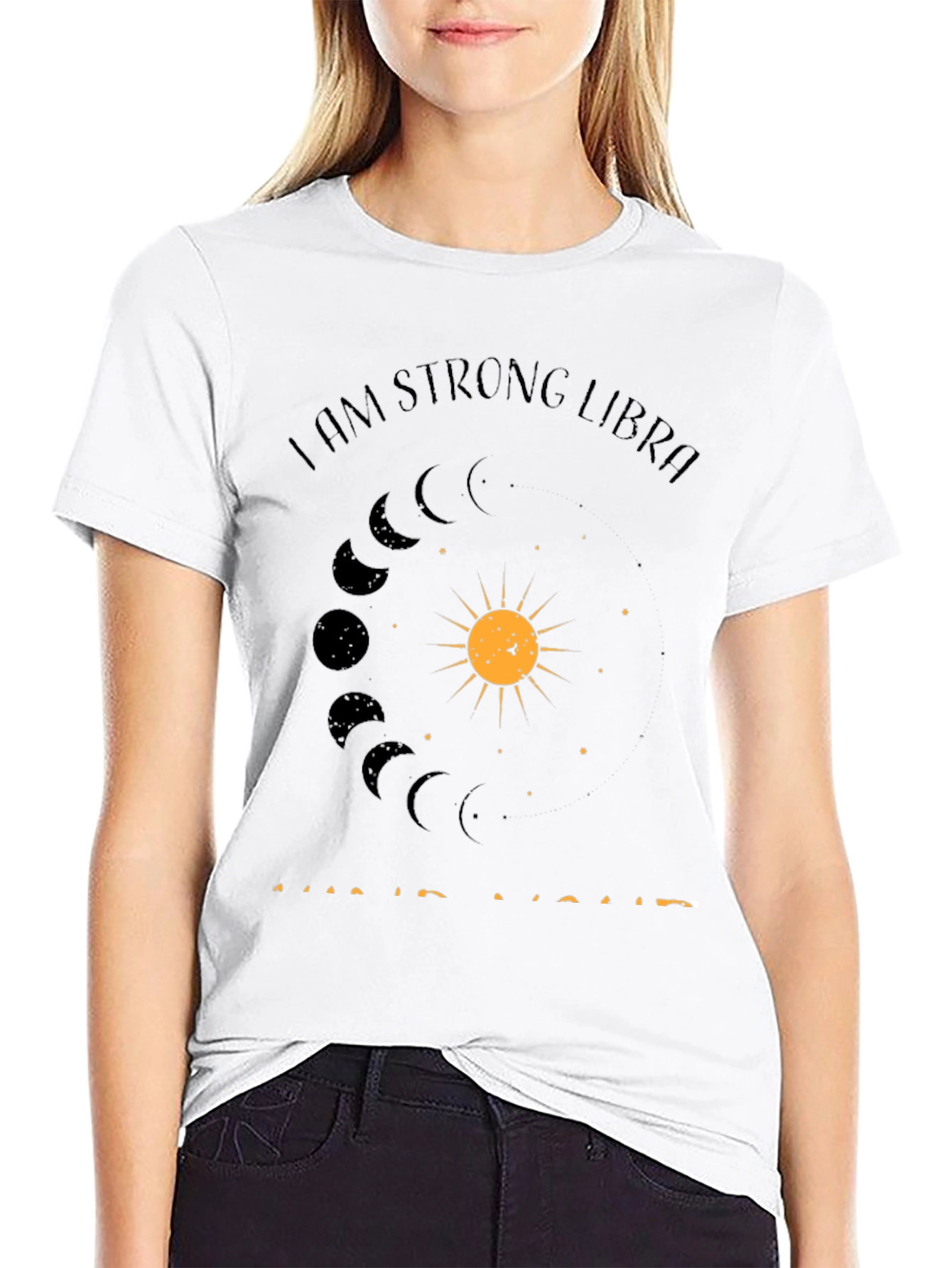 Strong Libra Graphic Tee - Zodiac T-Shirt