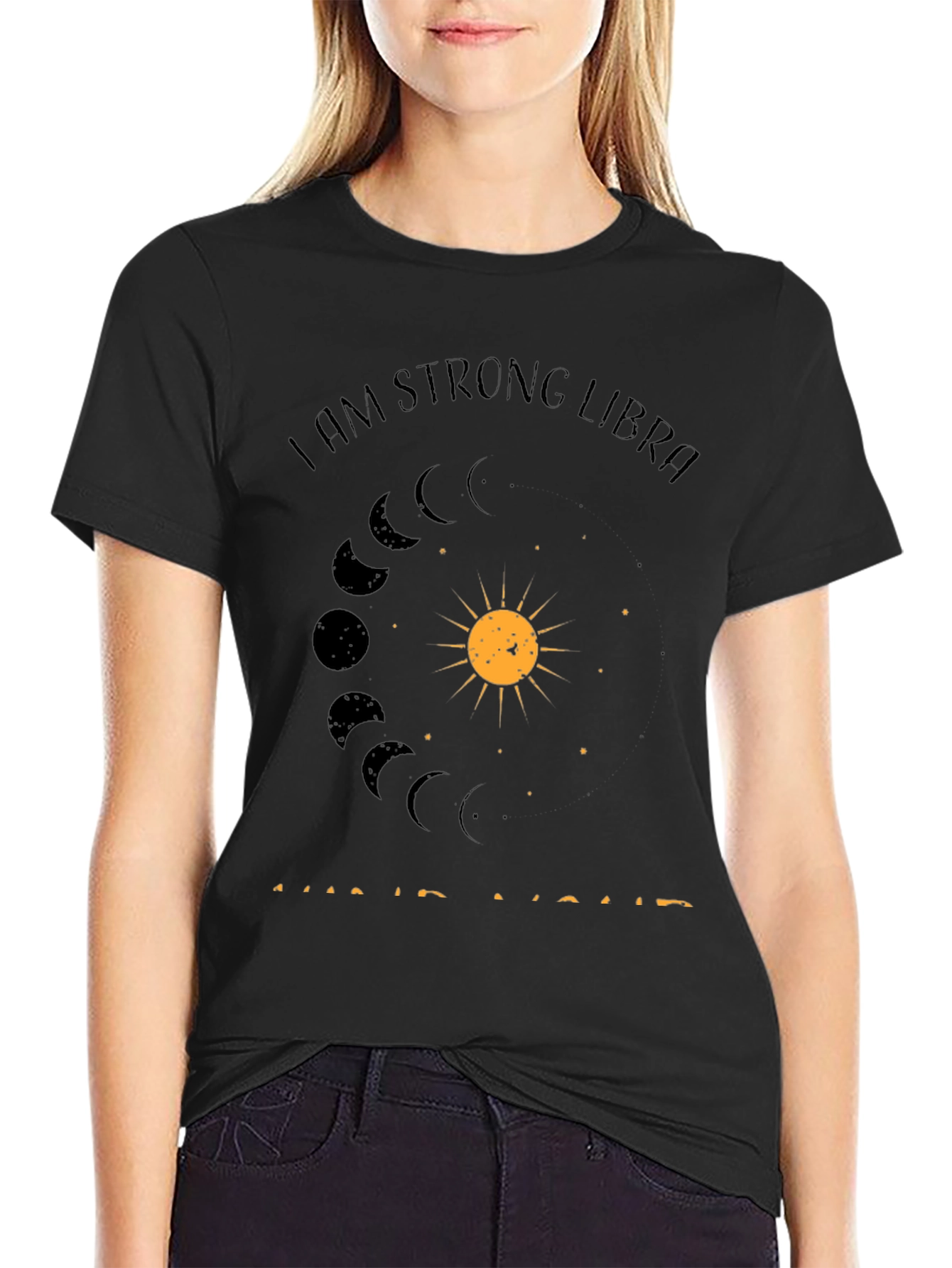 Strong Libra Graphic Tee - Zodiac T-Shirt