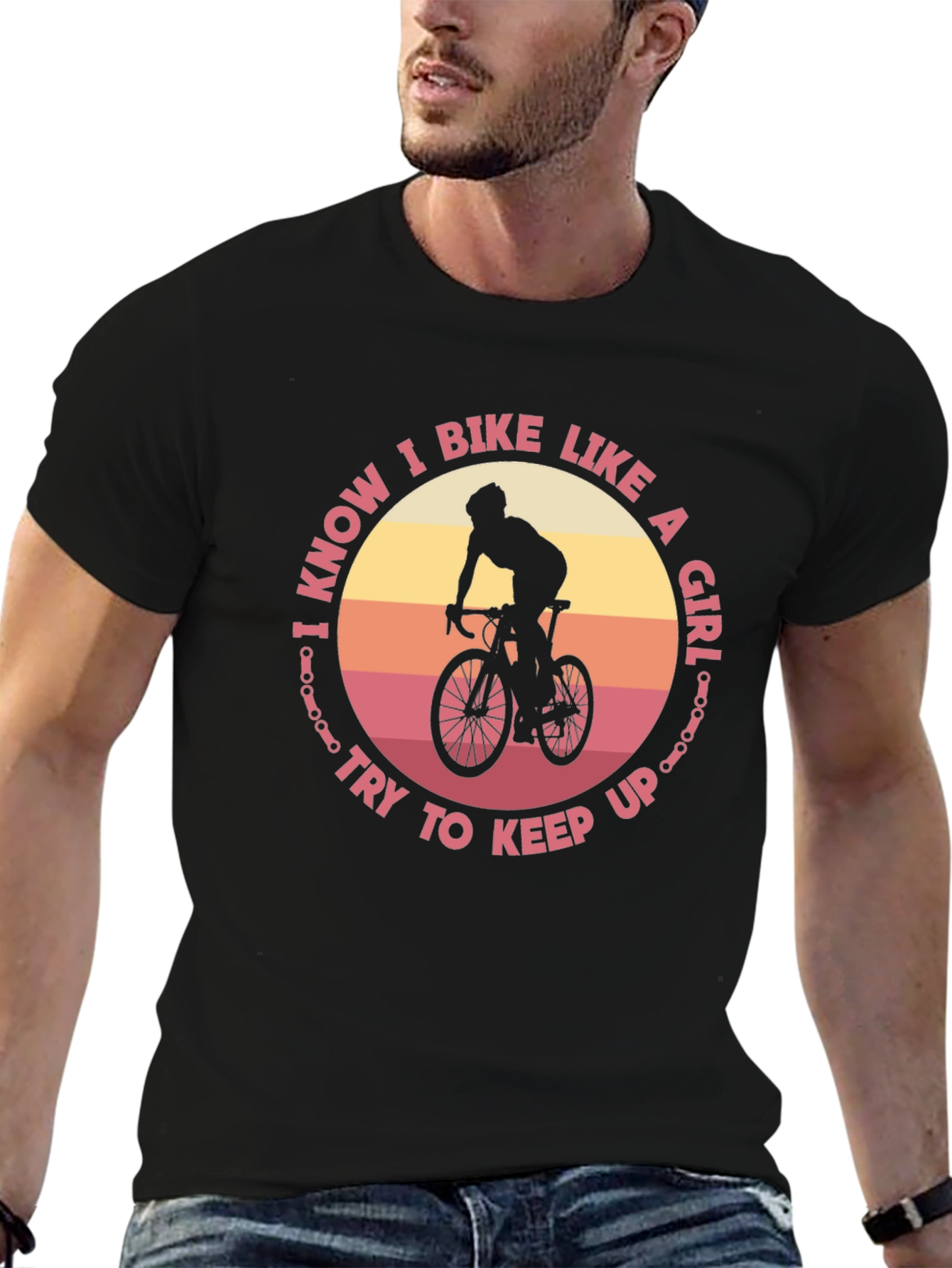 I Bike Like A Girl T-Shirt