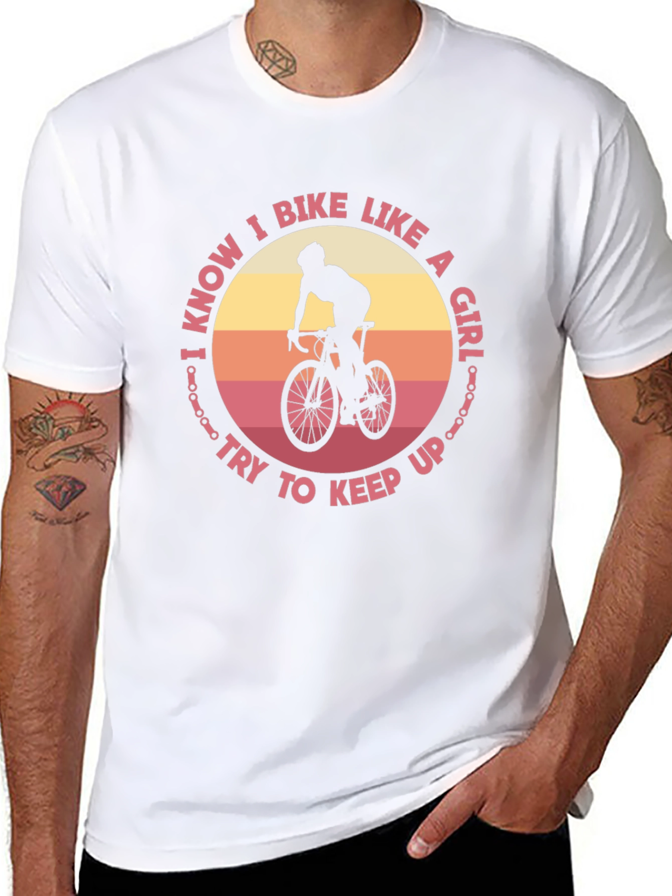 I Bike Like A Girl T-Shirt