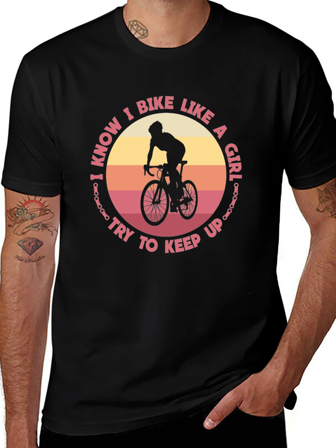 I Bike Like A Girl T-Shirt