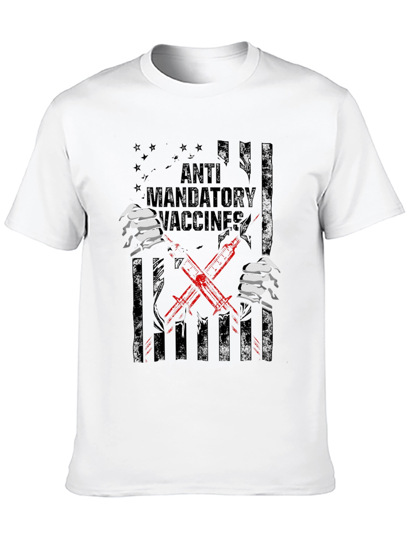 Anti Mandatory Vaccines Graphic T-Shirt