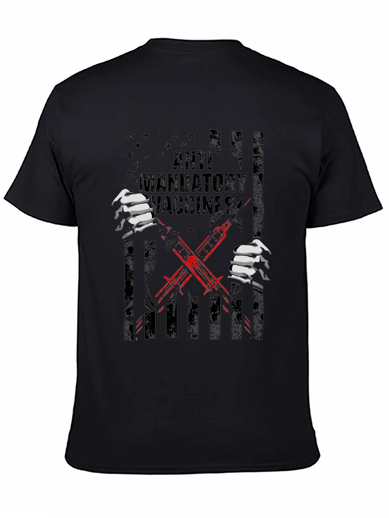 Anti Mandatory Vaccines Graphic T-Shirt