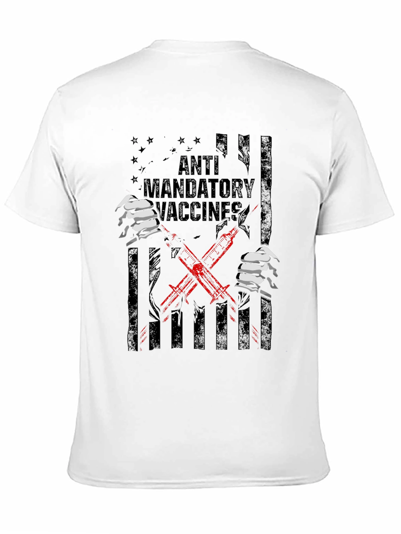 Anti Mandatory Vaccines Graphic T-Shirt