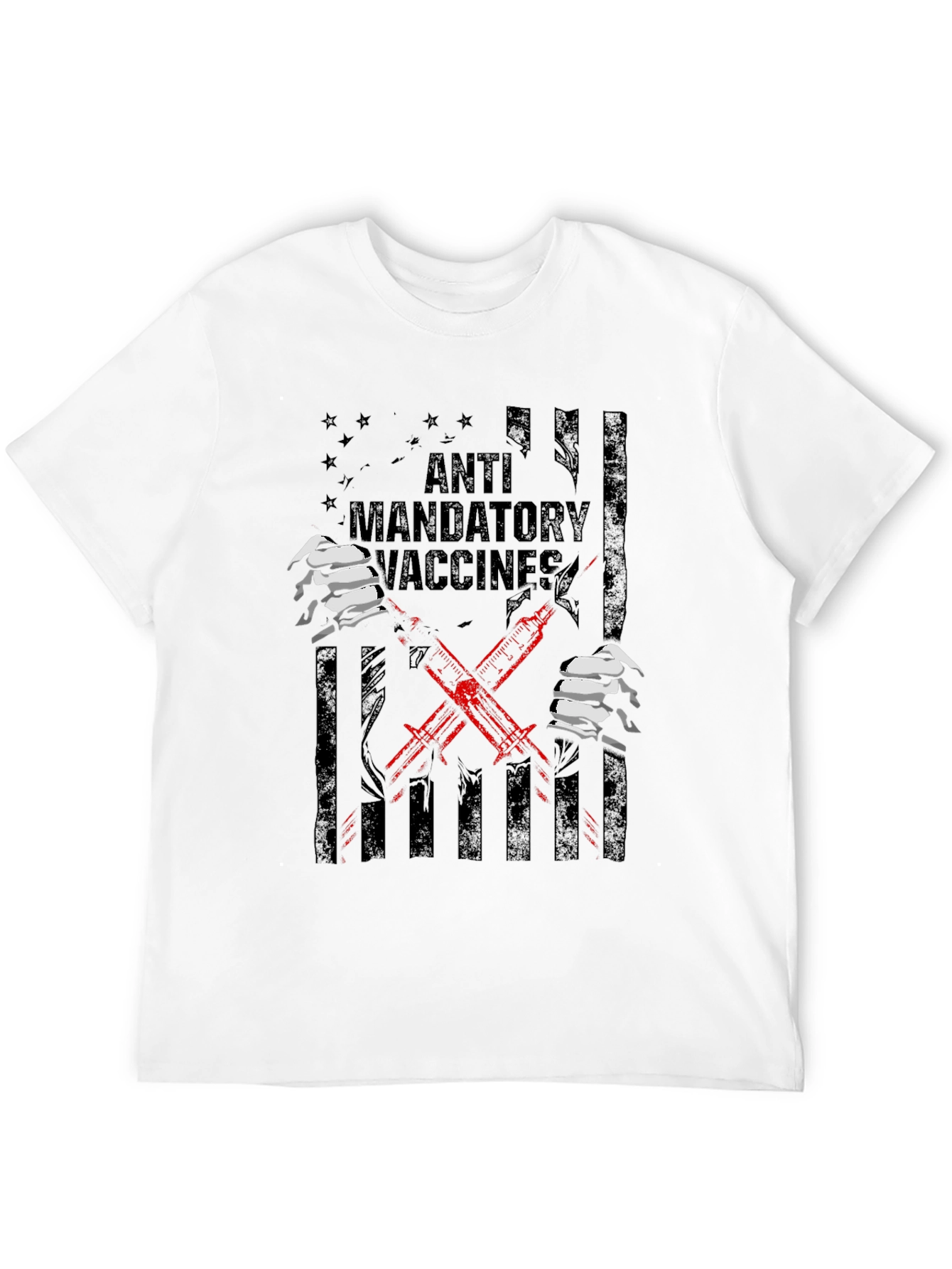 Anti Mandatory Vaccines Graphic T-Shirt