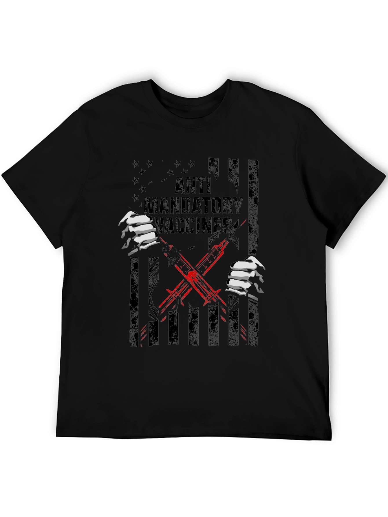 Anti Mandatory Vaccines Graphic T-Shirt