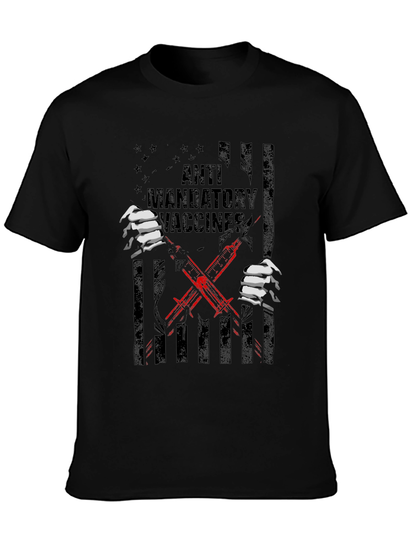 Anti Mandatory Vaccines Graphic T-Shirt