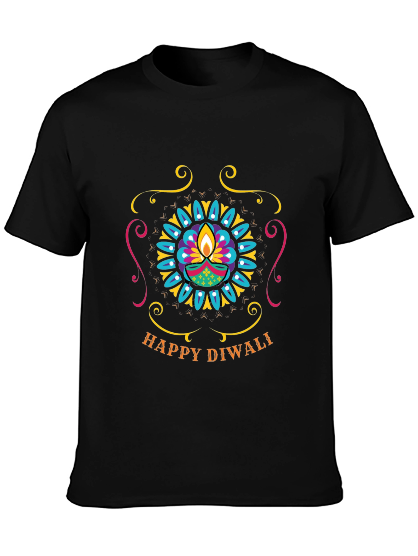 Happy Diwali Graphic Tee - Festive Celebration
