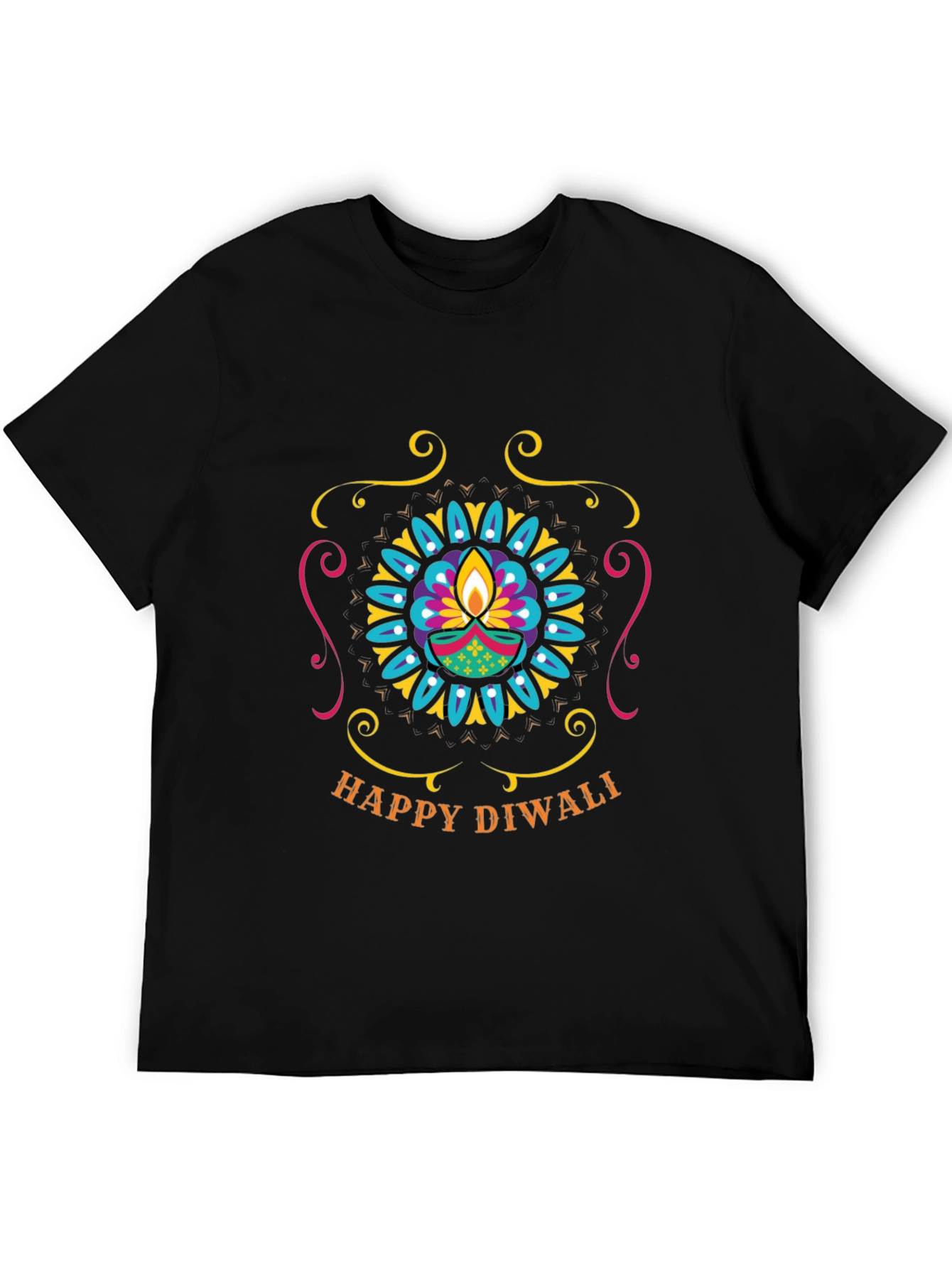 Happy Diwali Graphic Tee - Festive Celebration