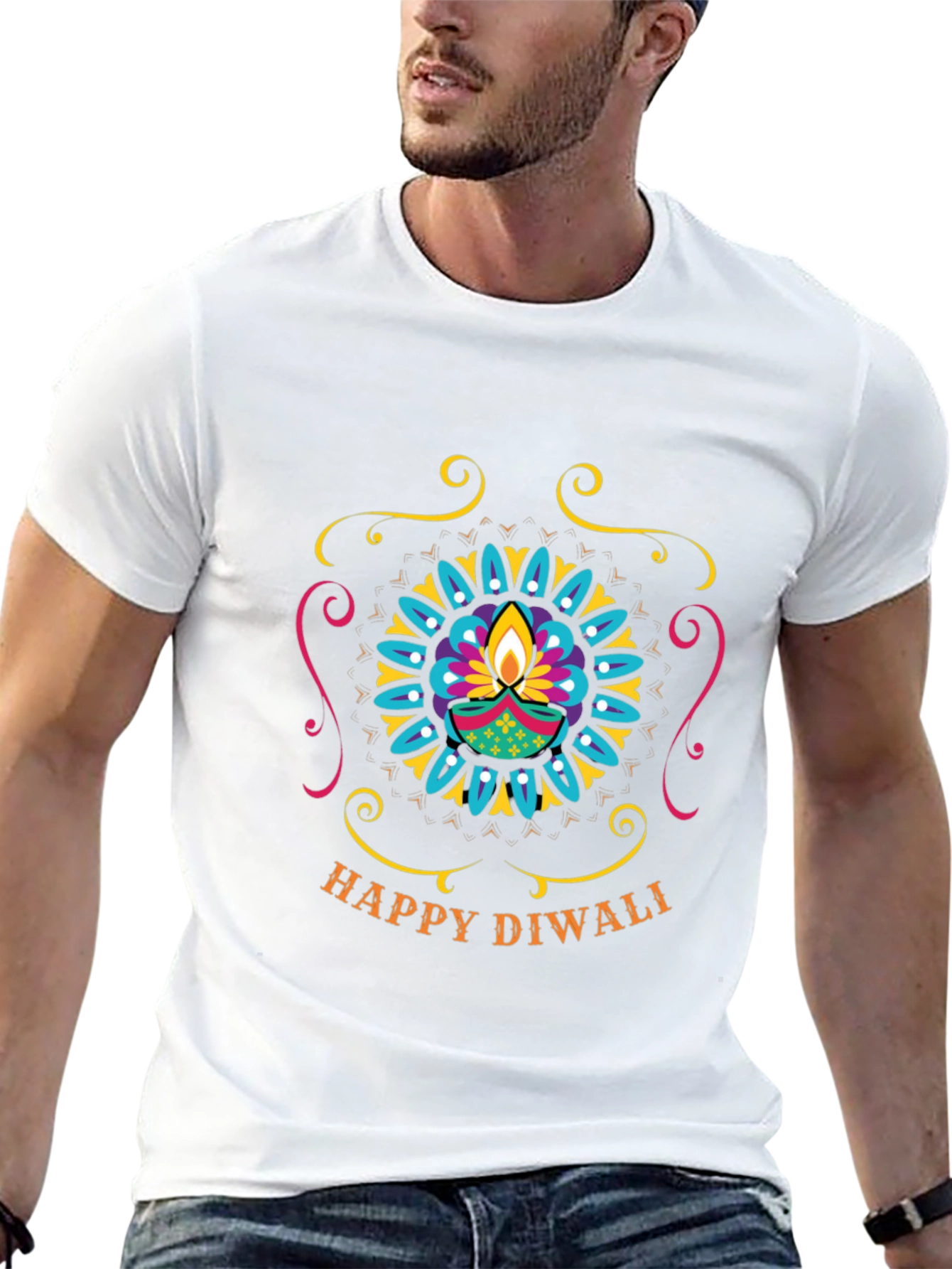 Happy Diwali Graphic Tee - Festive Celebration