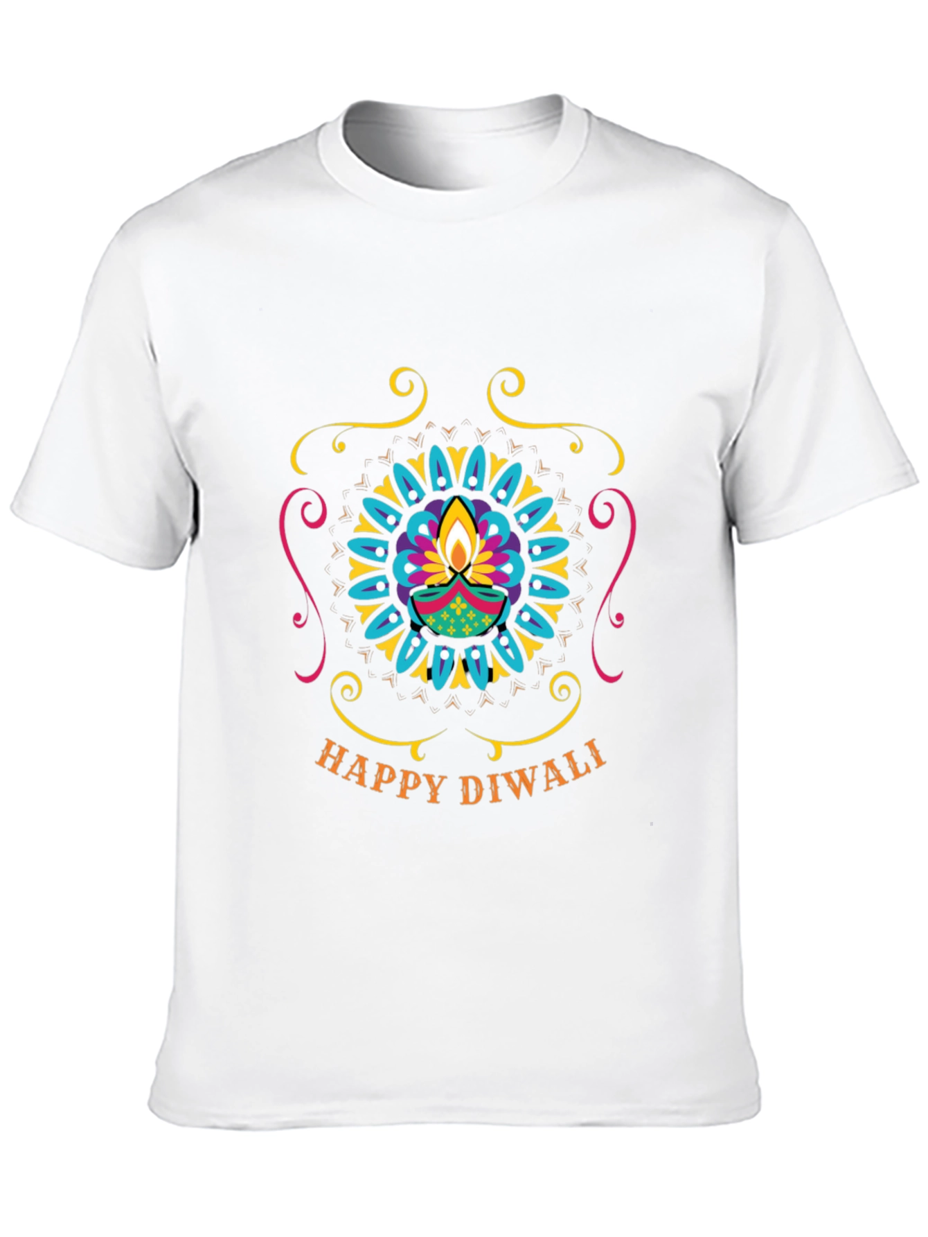 Happy Diwali Graphic Tee - Festive Celebration