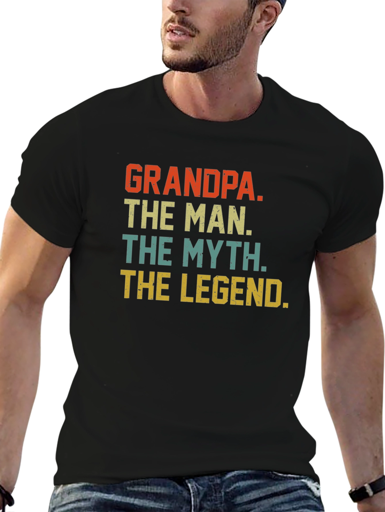 Grandpa The Man T-Shirt - Fathers Day Gift