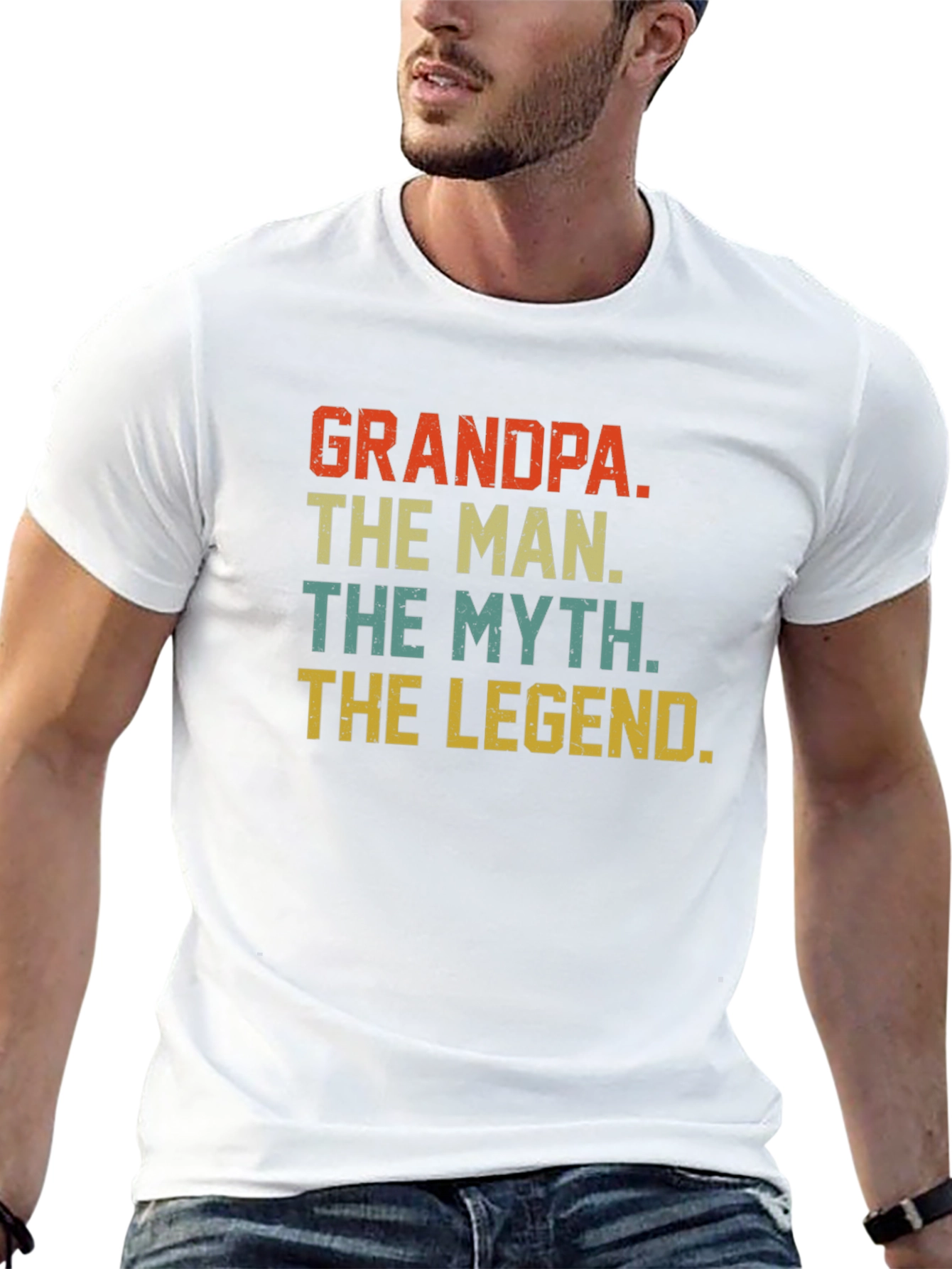 Grandpa The Man T-Shirt - Fathers Day Gift