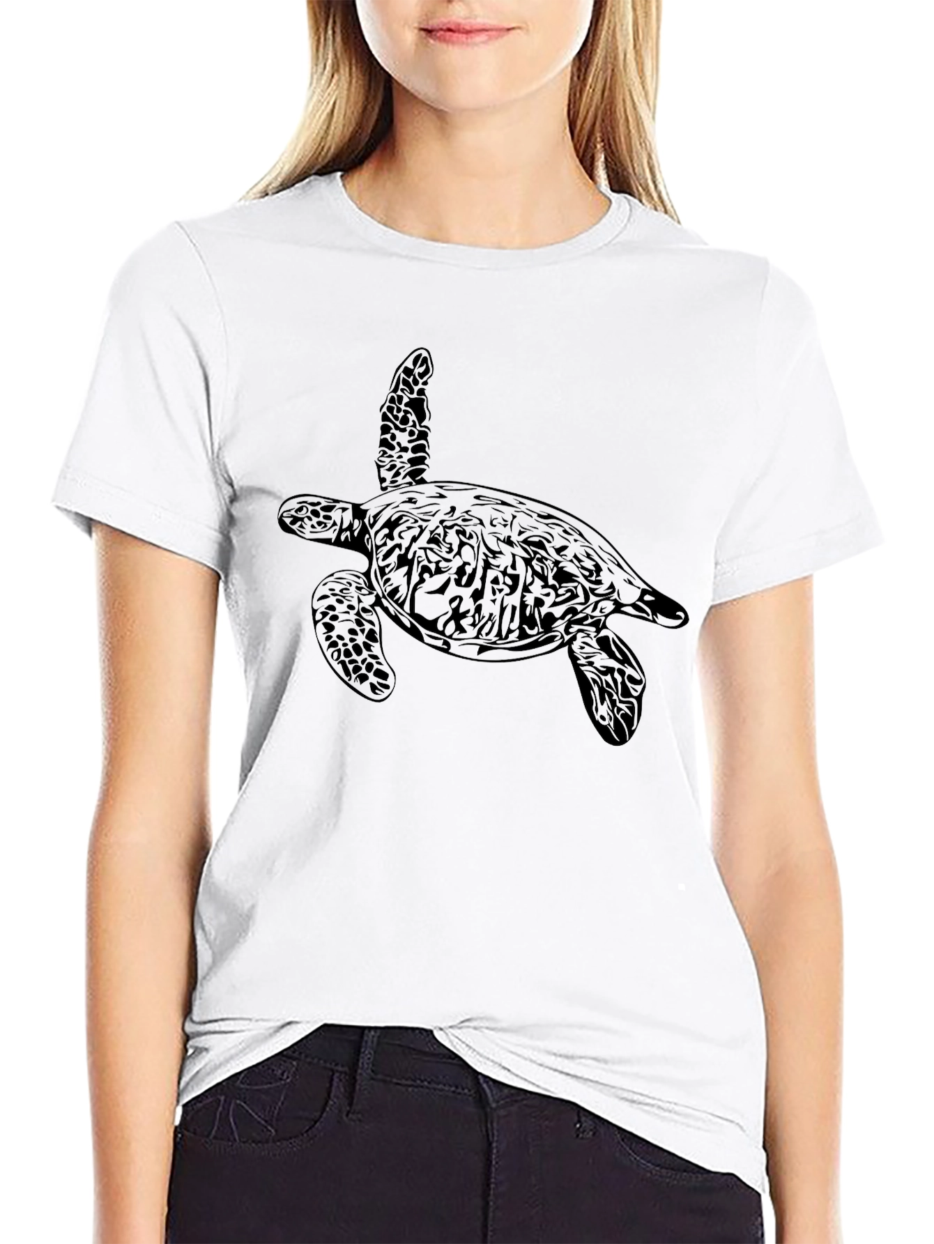 Black Turtle Graphic Tee