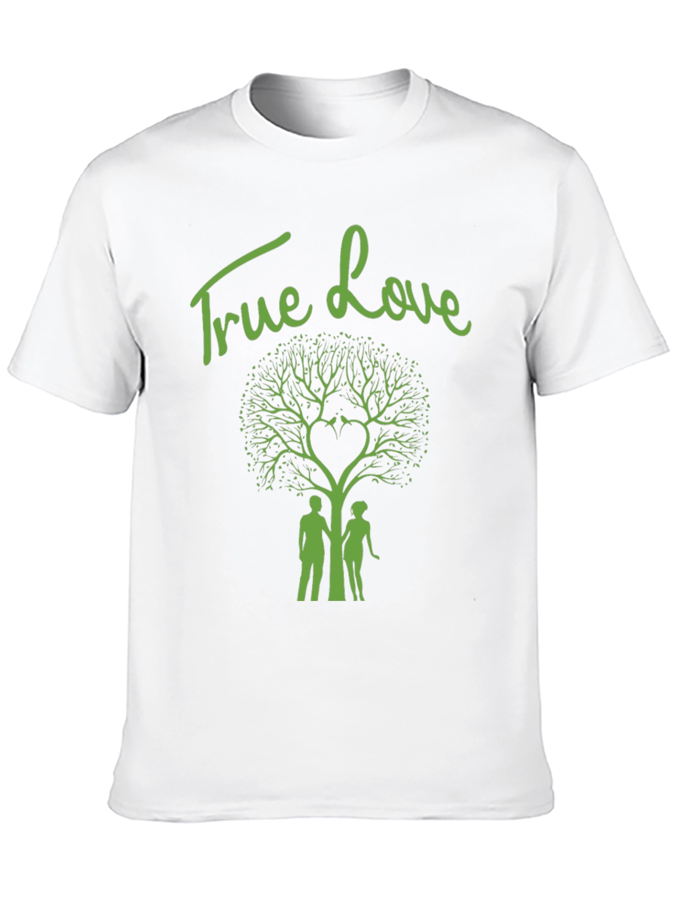 True Love Tree Graphic Tee - Stylish Black T-Shirt