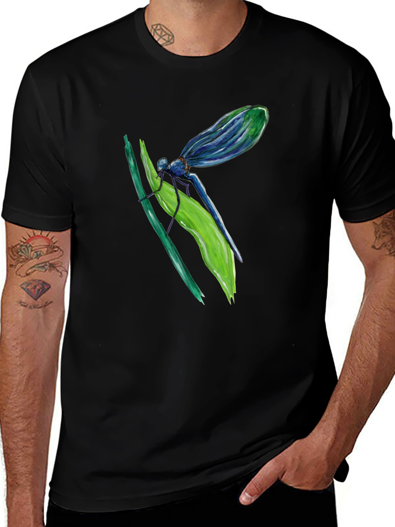 Dragonfly Graphic Tee - Stylish Nature Design