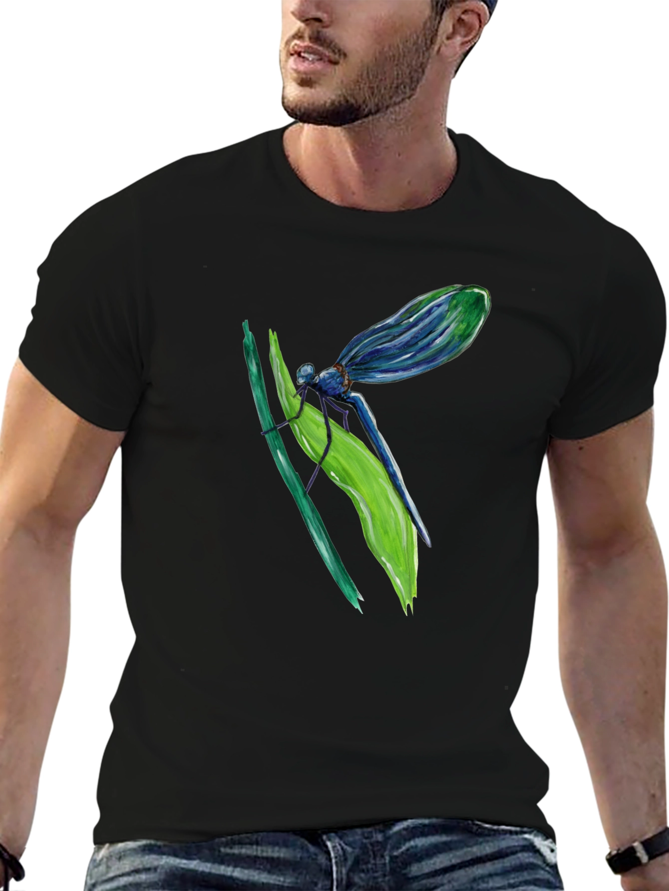 Dragonfly Graphic Tee - Stylish Nature Design