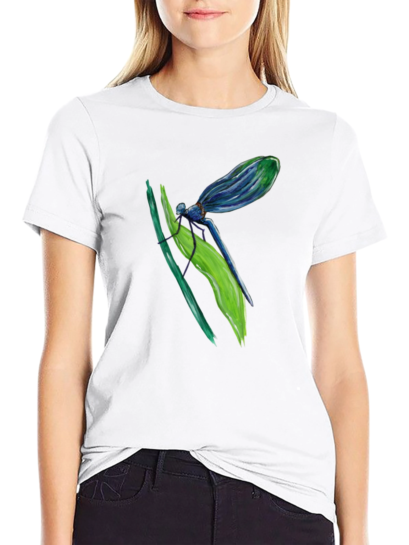 Dragonfly Graphic Tee - Stylish Nature Design