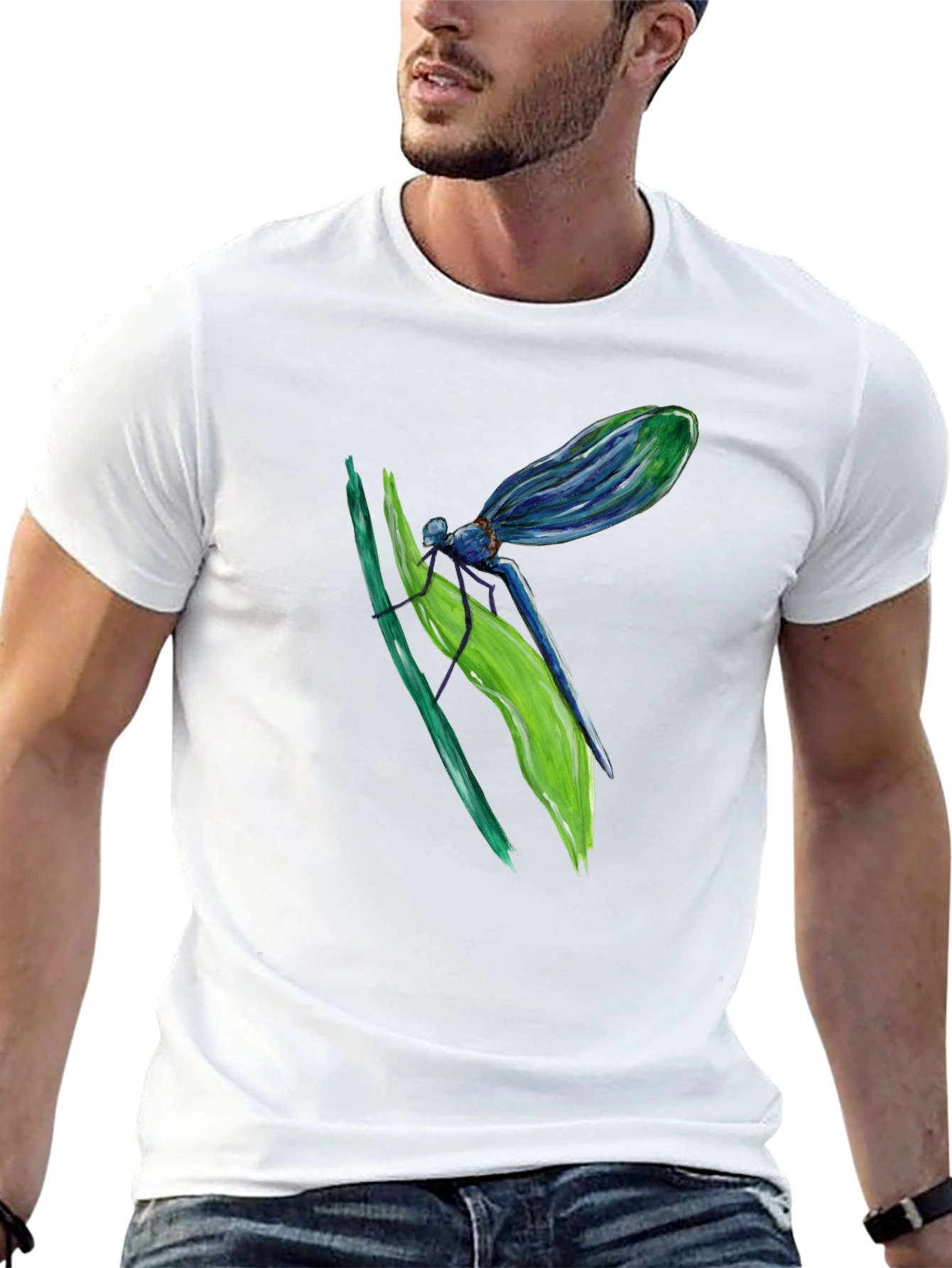 Dragonfly Graphic Tee - Stylish Nature Design