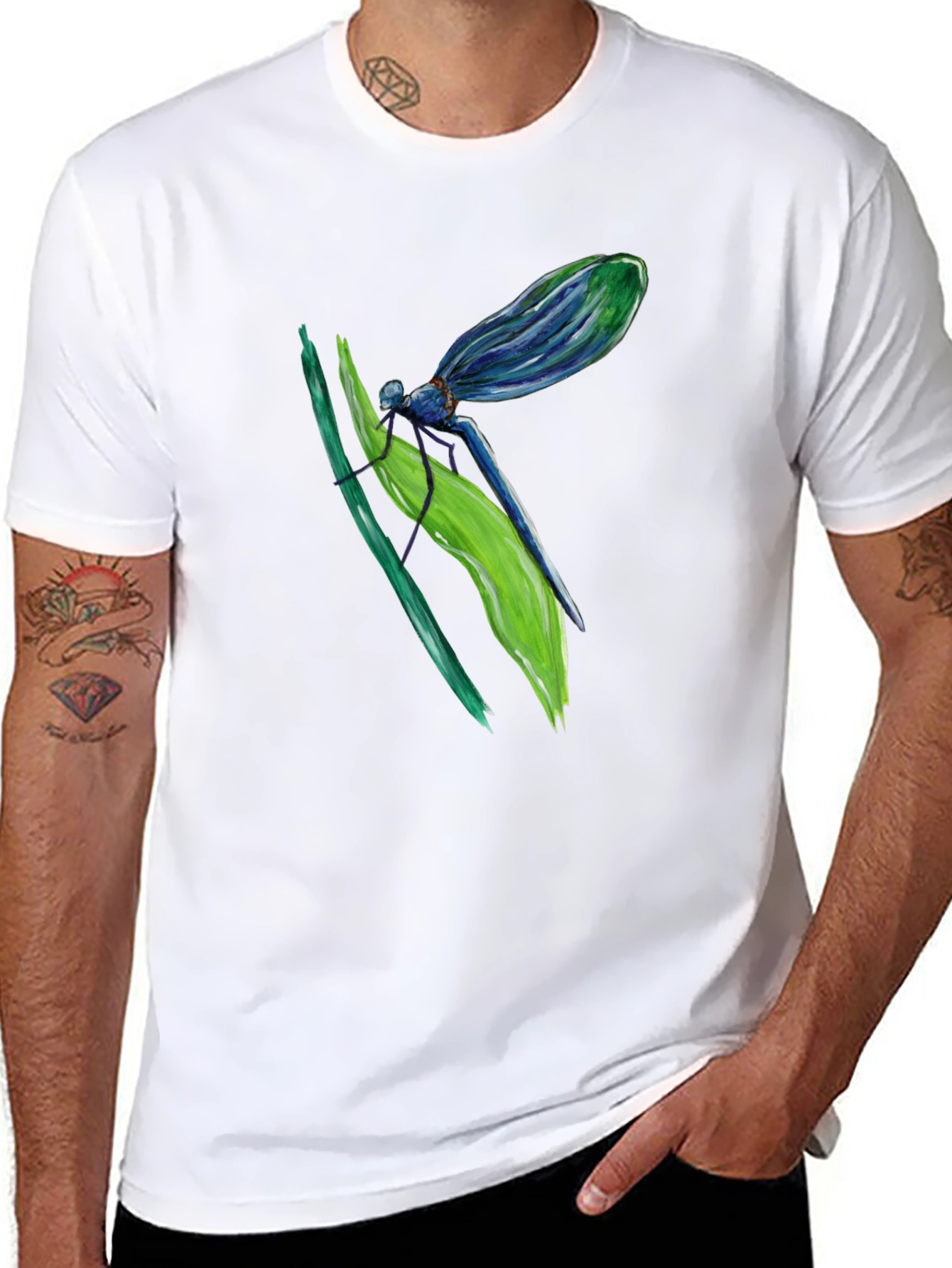 Dragonfly Graphic Tee - Stylish Nature Design