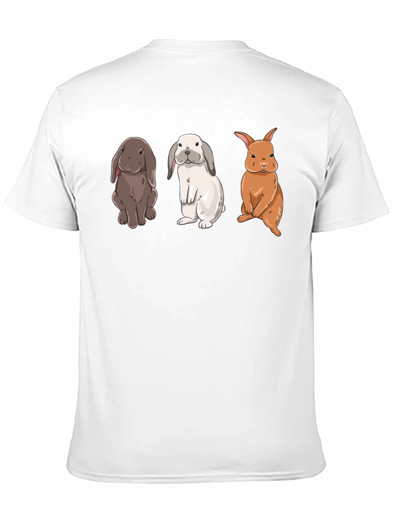 Rabbits Graphic T-Shirt Cute Bunny Tee Unisex