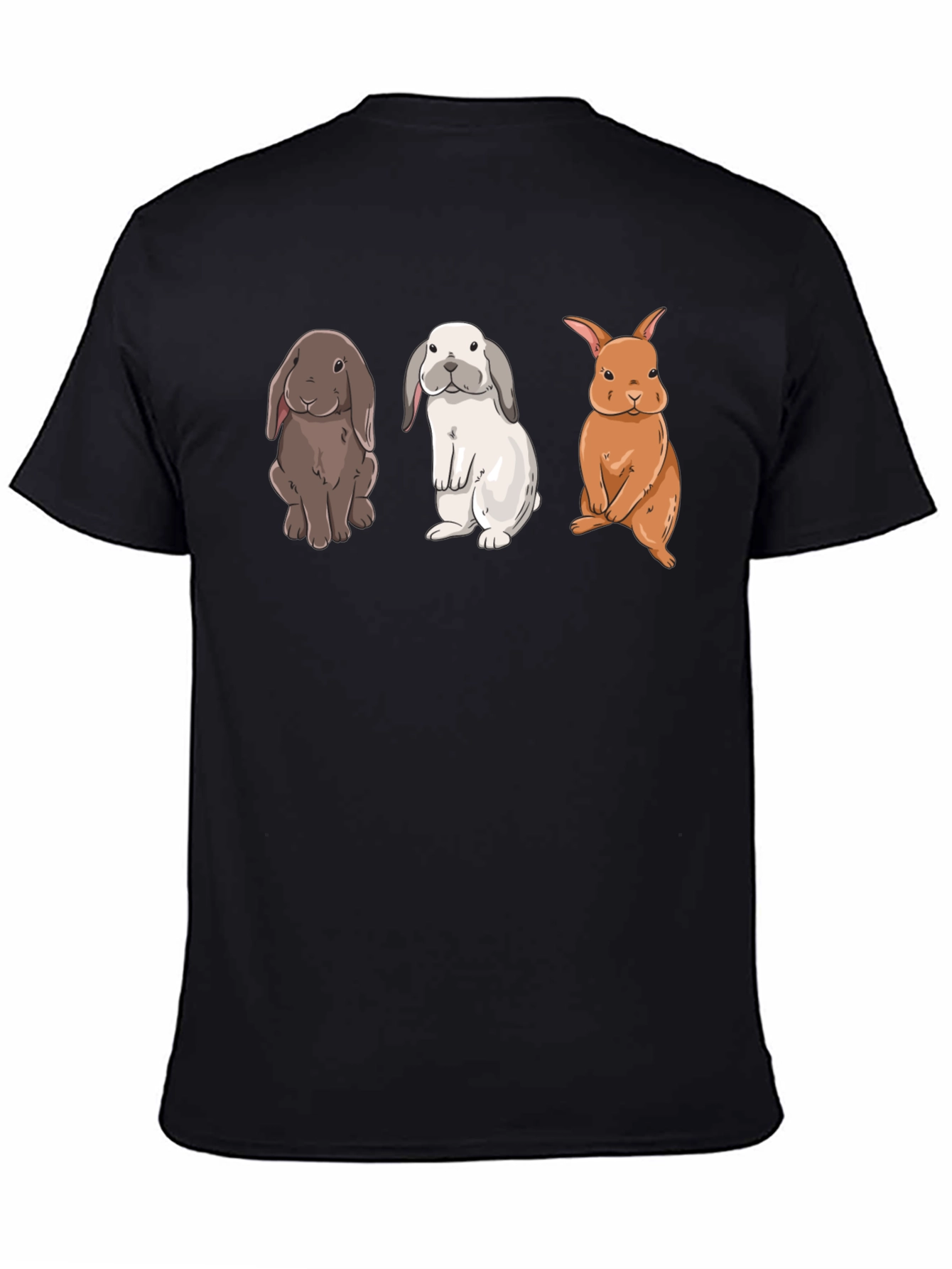 Rabbits Graphic T-Shirt Cute Bunny Tee Unisex