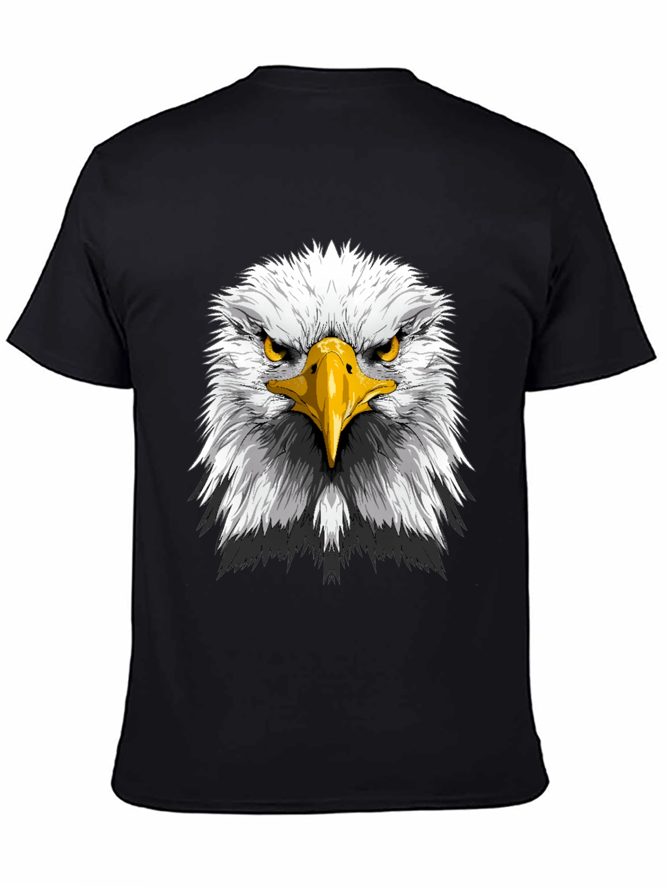 Eagle Head Graphic Tee - Patriotic Mens T-Shirt