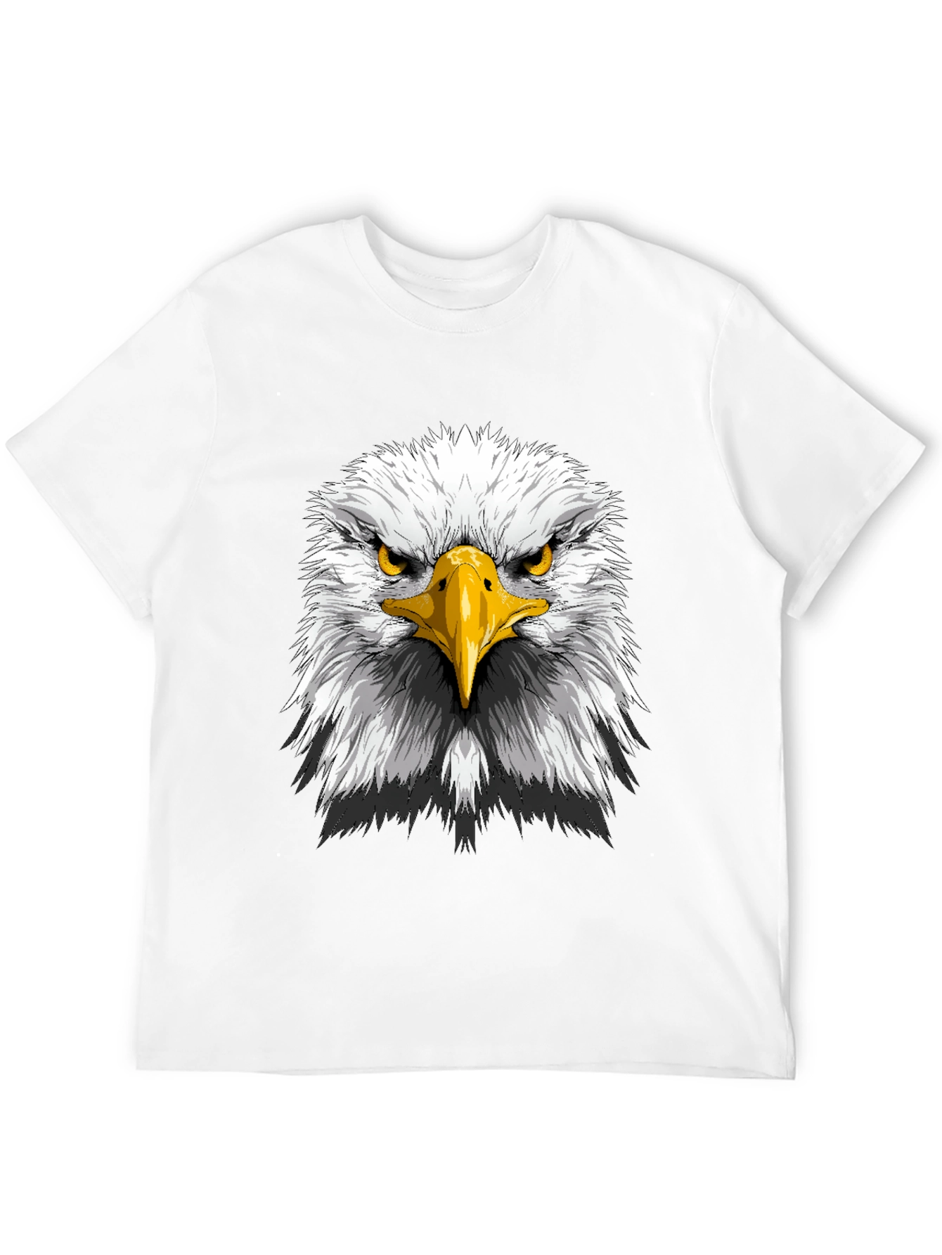 Eagle Head Graphic Tee - Patriotic Mens T-Shirt