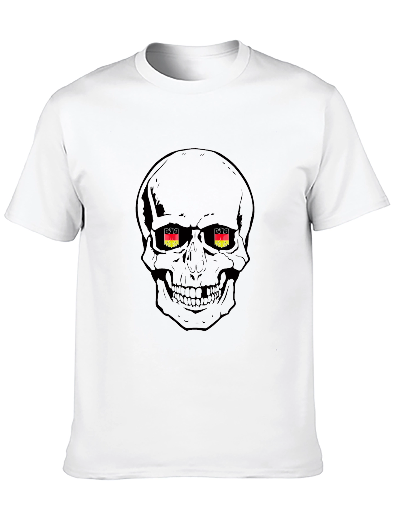 Skull German Flag Eye T-Shirt