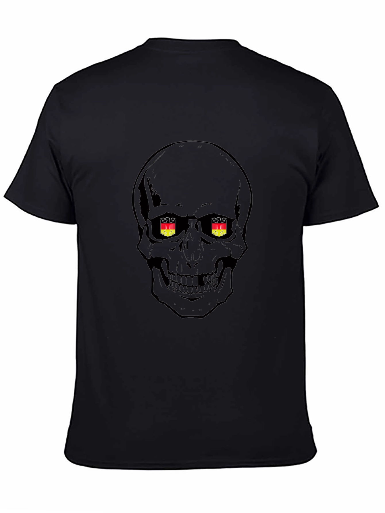 Skull German Flag Eye T-Shirt