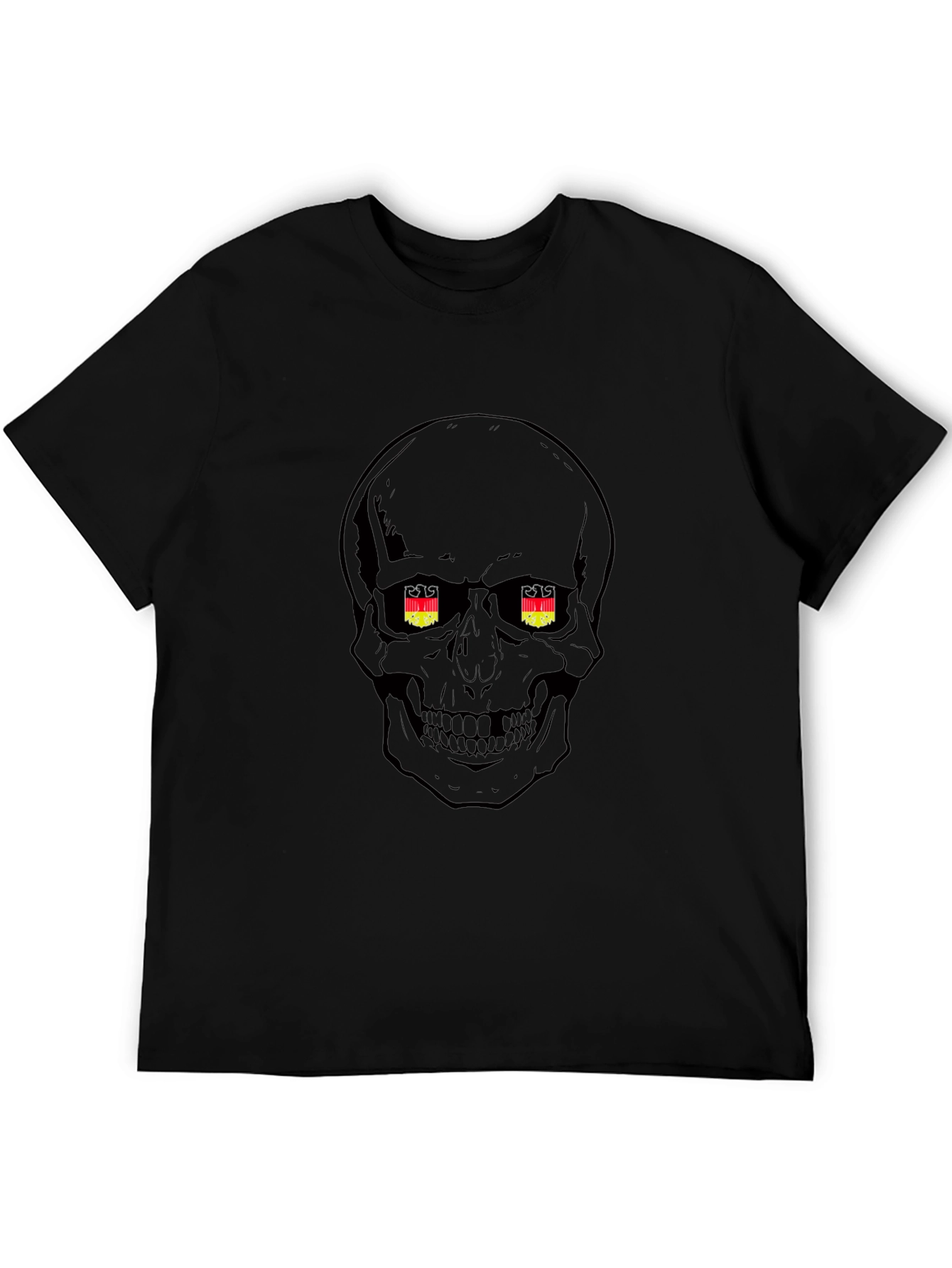 Skull German Flag Eye T-Shirt