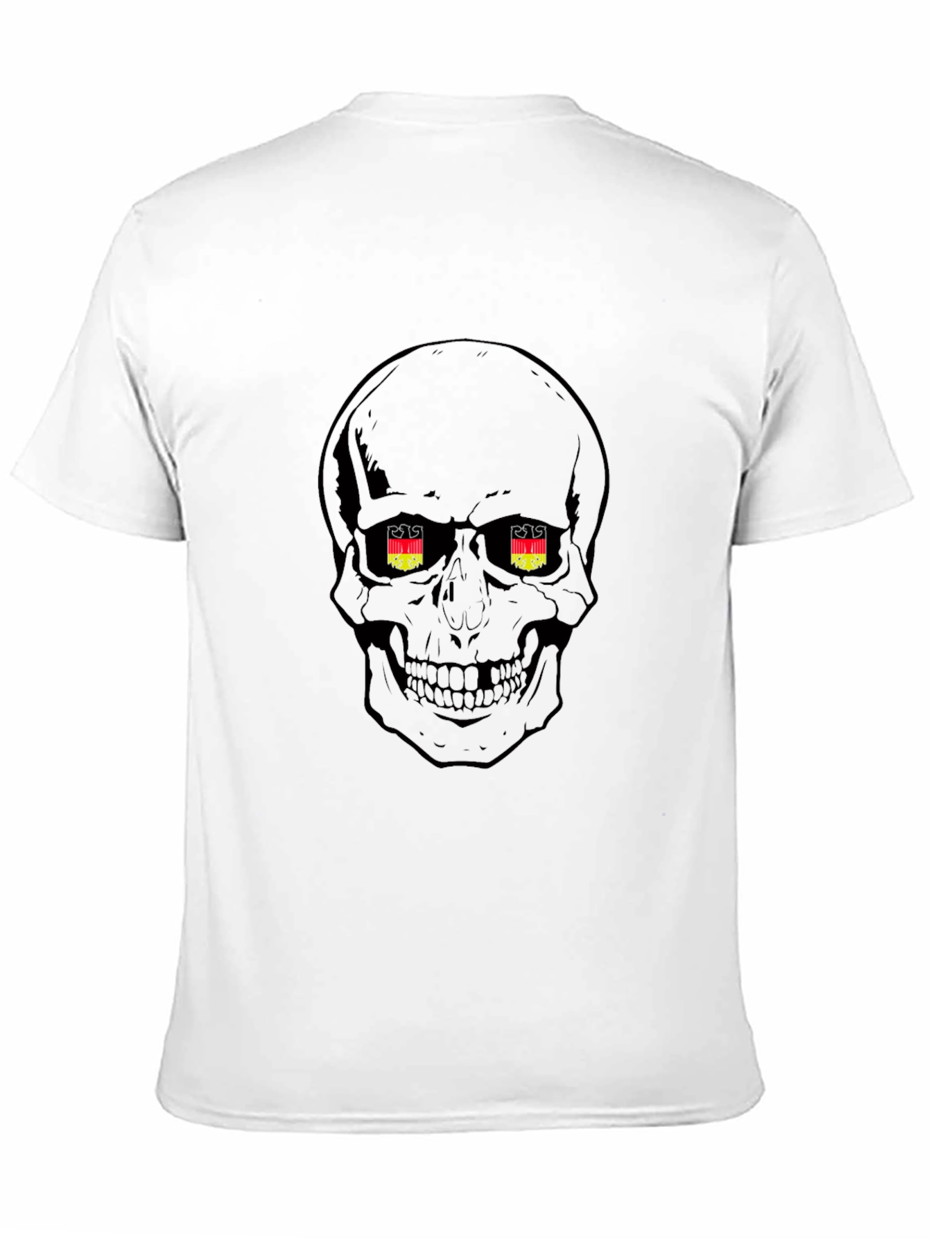 Skull German Flag Eye T-Shirt