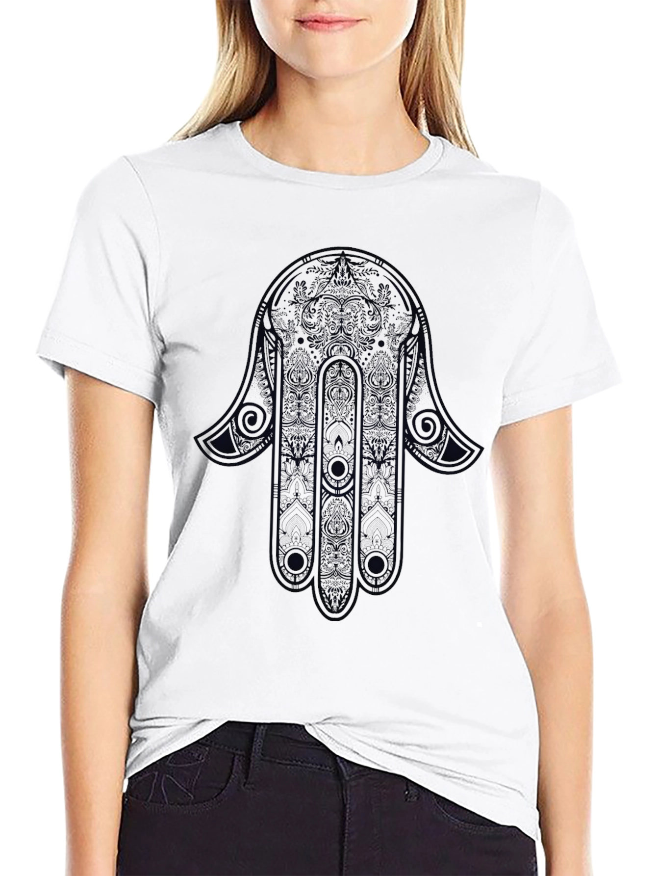 Hamsa Hand Graphic T-Shirt