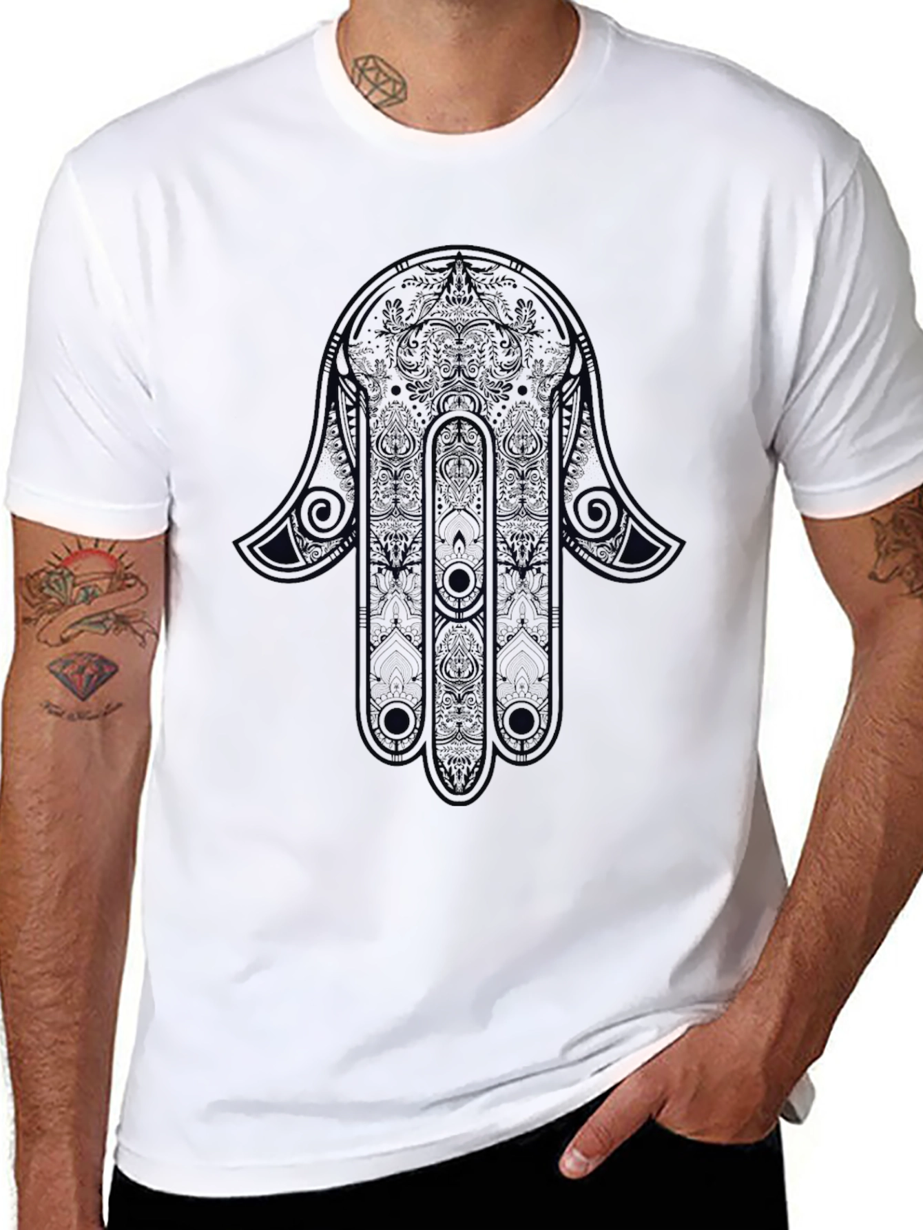 Hamsa Hand Graphic T-Shirt