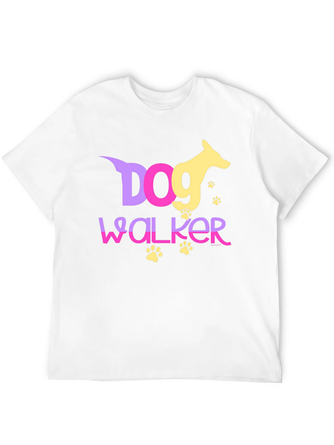 Dog Walker Graphic Tee - Pet Lover T-Shirt