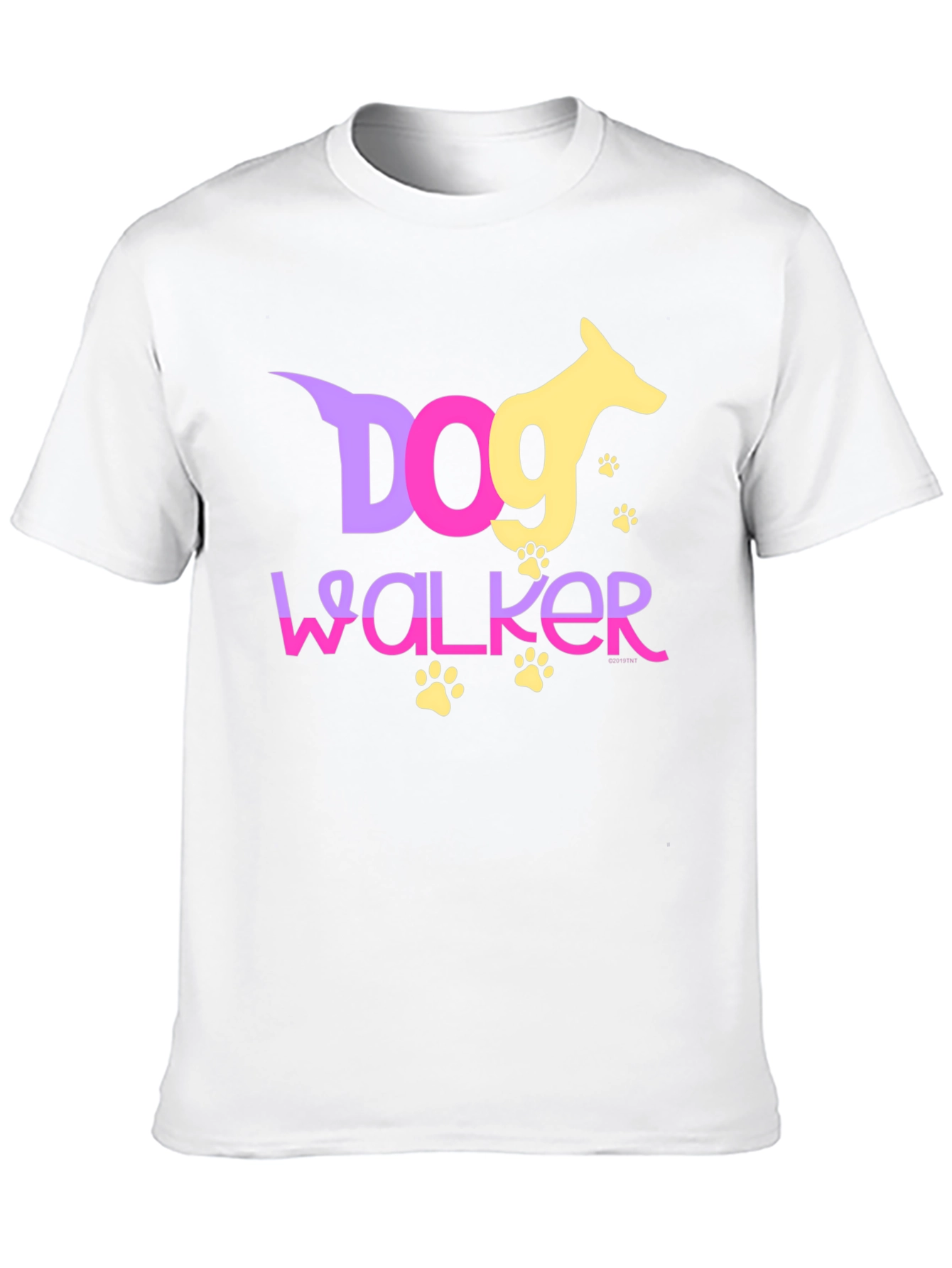 Dog Walker Graphic Tee - Pet Lover T-Shirt