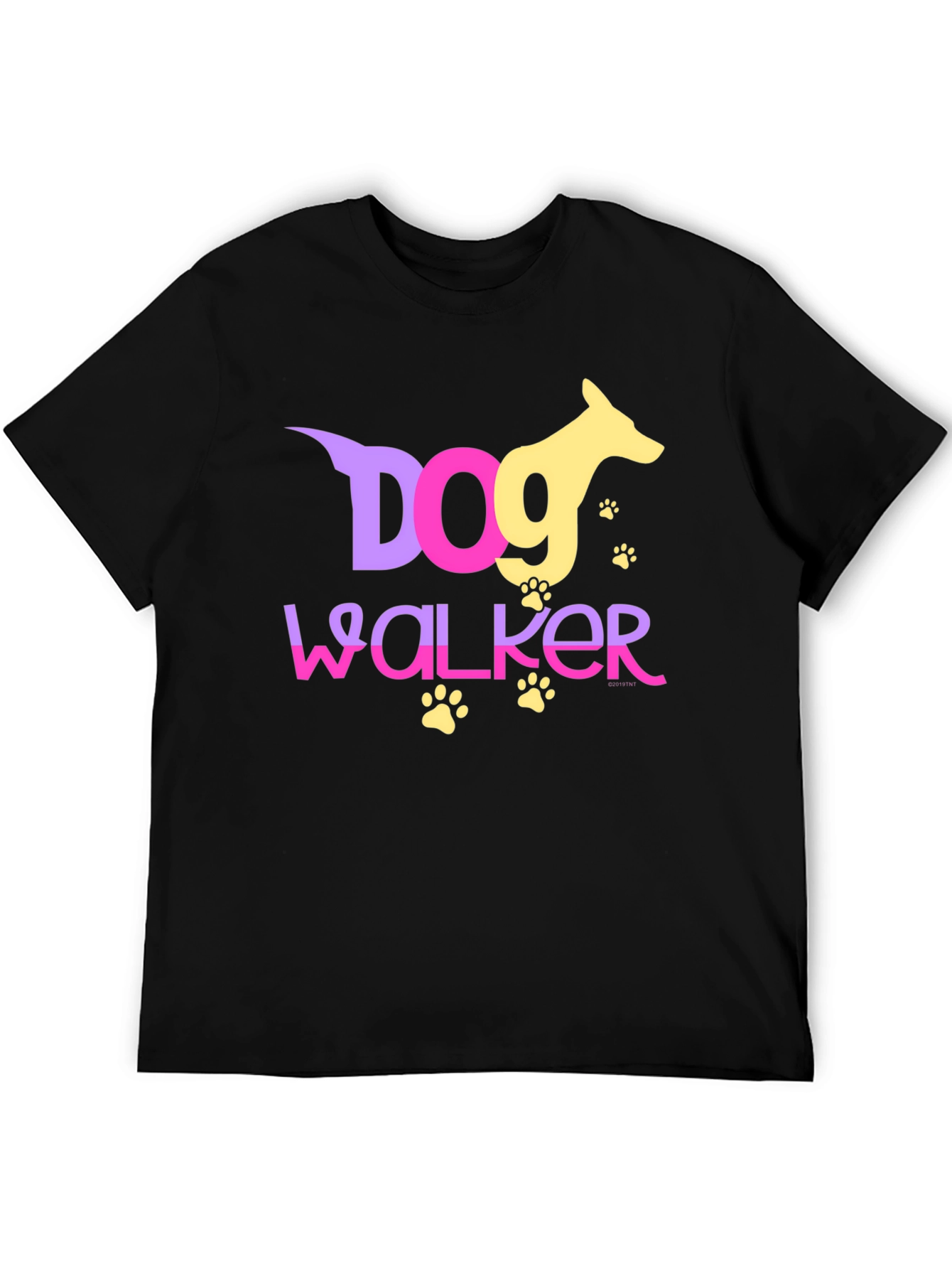 Dog Walker Graphic Tee - Pet Lover T-Shirt