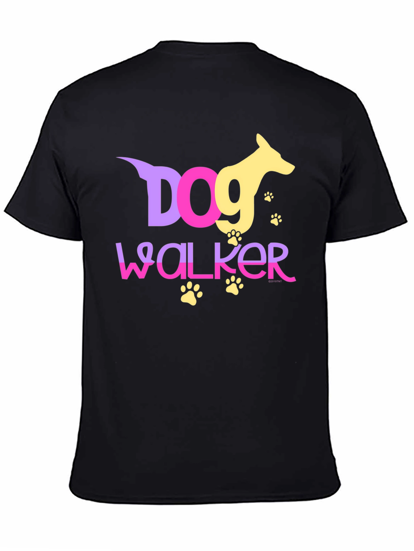 Dog Walker Graphic Tee - Pet Lover T-Shirt