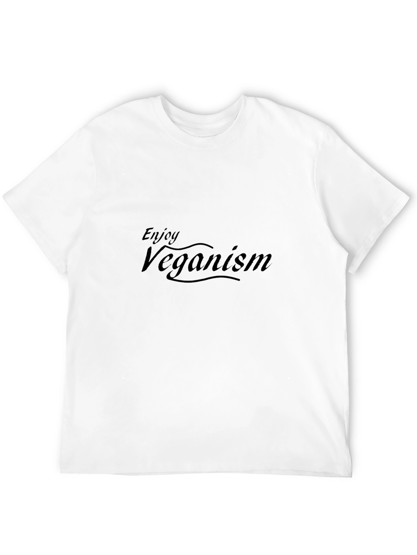 Enjoy Veganism Black T-Shirt