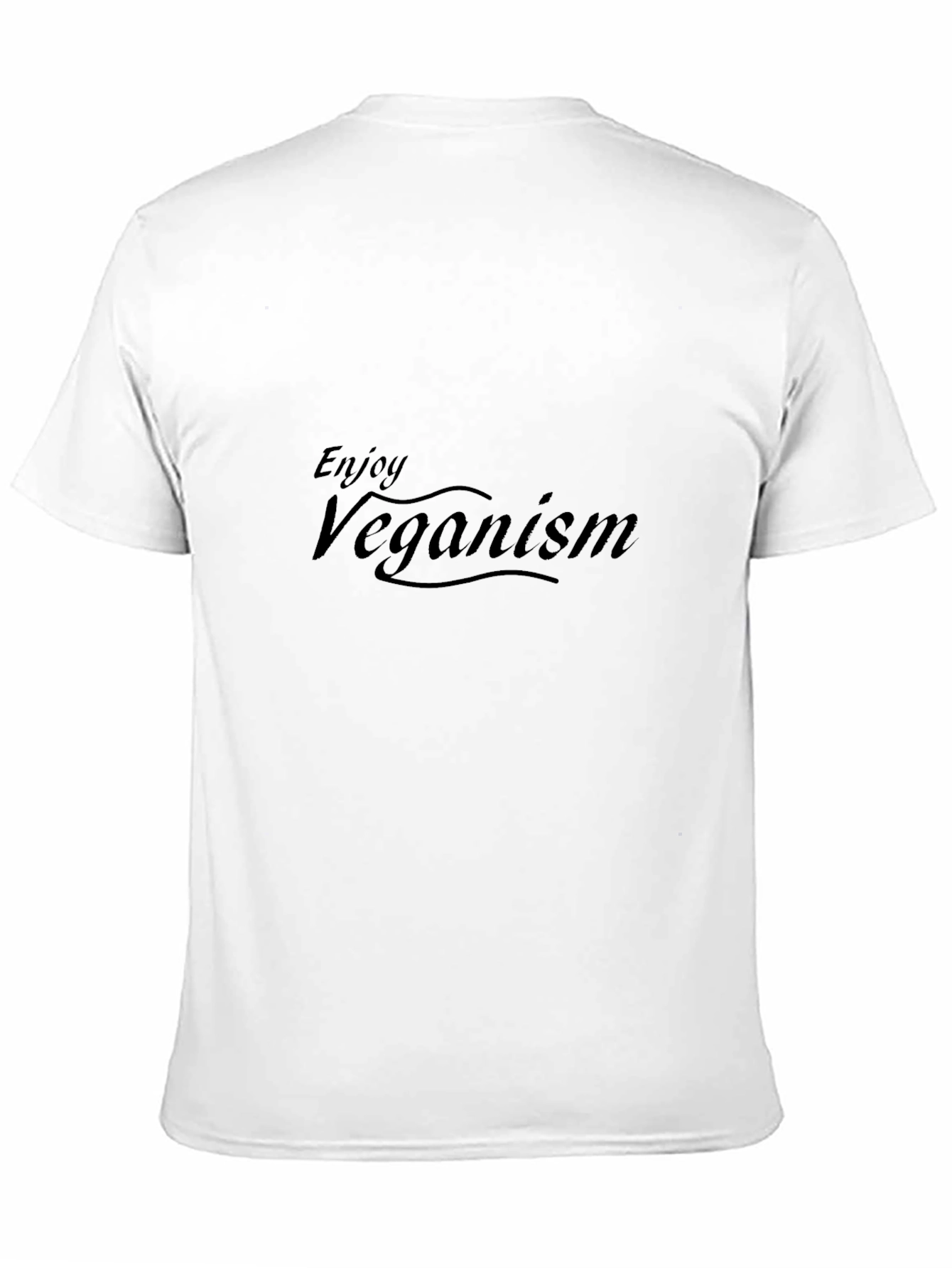 Enjoy Veganism Black T-Shirt