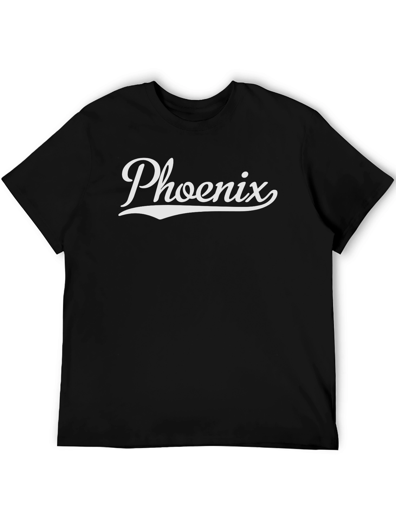 Phoenix Graphic Tee - Stylish Black Cotton T-Shirt