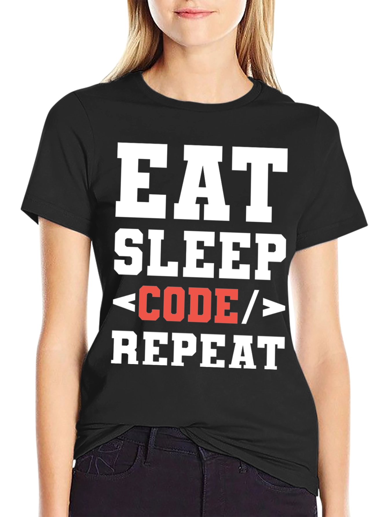 Eat Sleep Code Repeat Programmer T-Shirt