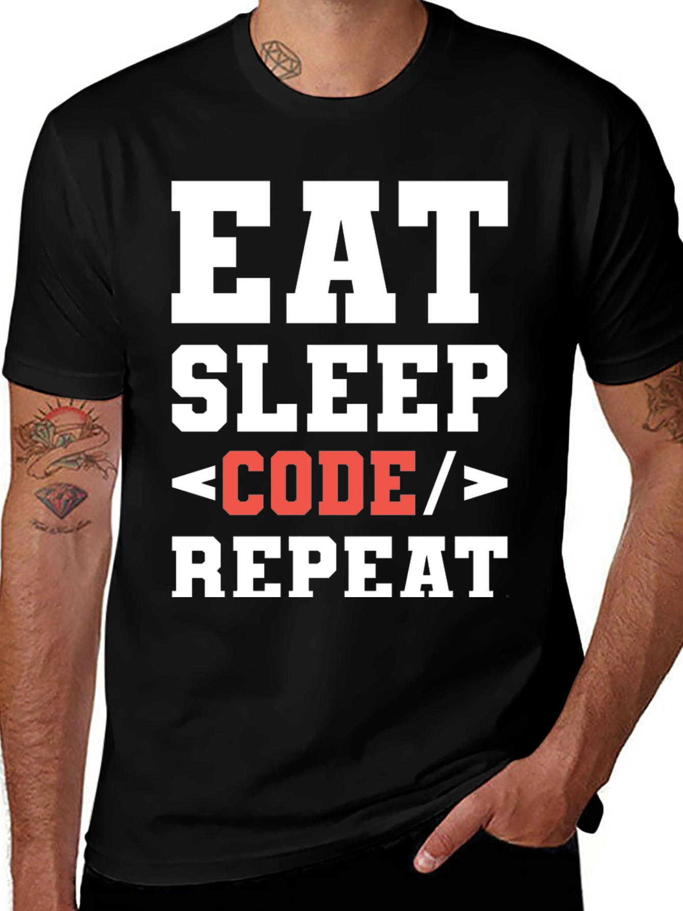 Eat Sleep Code Repeat Programmer T-Shirt
